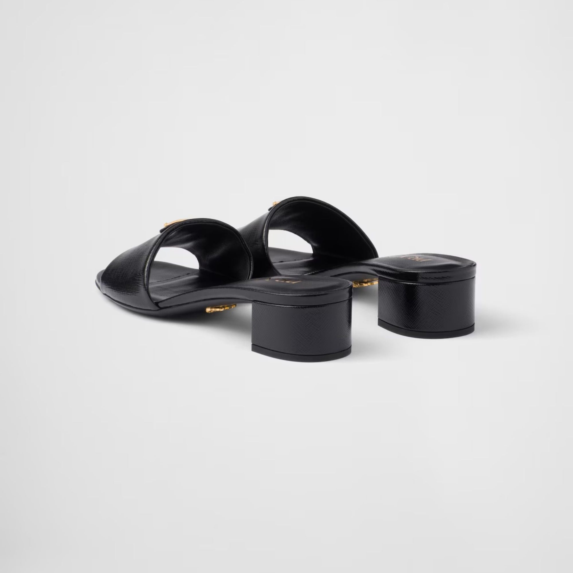 Saffiano Patent Leather Sandals Prada – Гарантія оригінальності – детальний вид