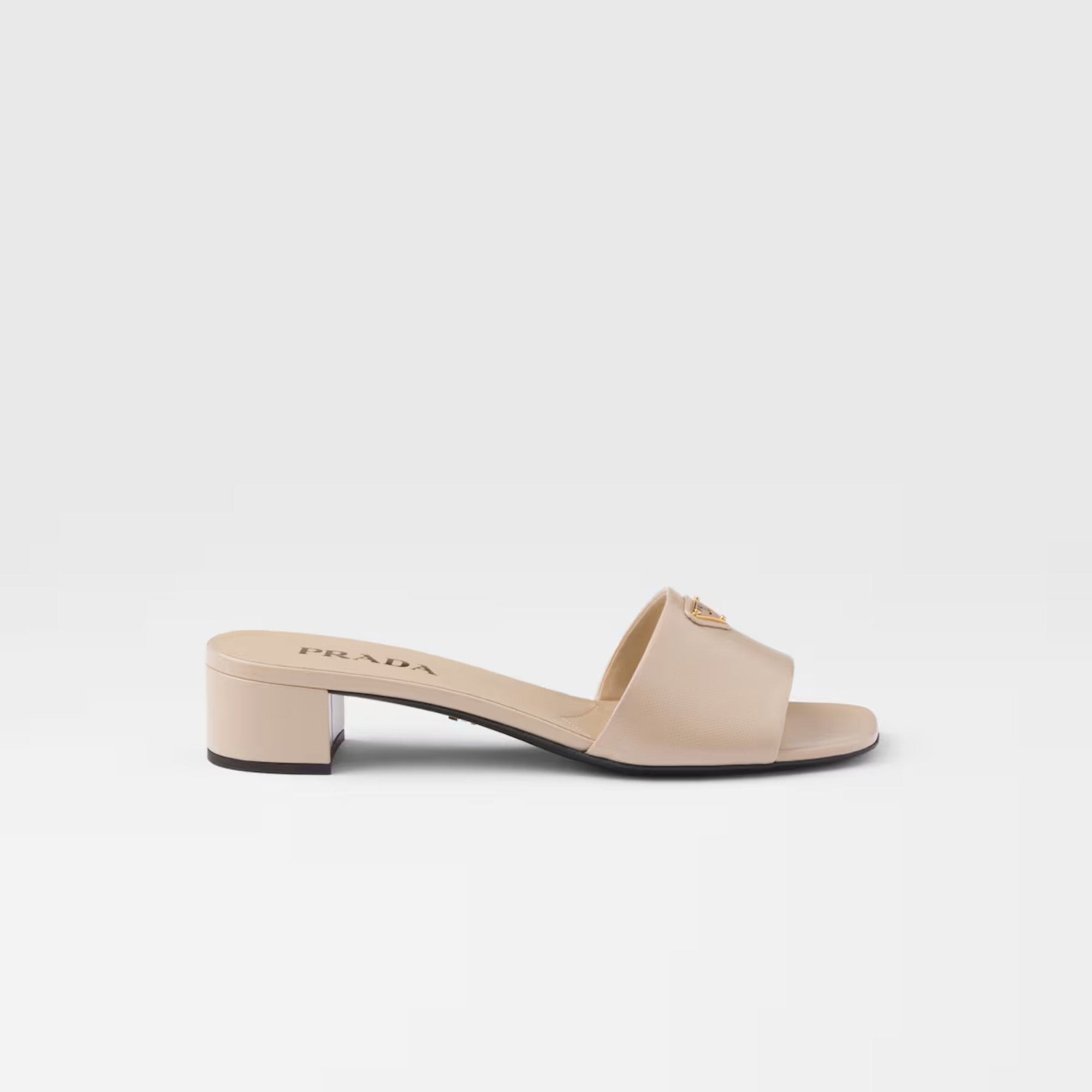 Saffiano Patent Leather Sandals Prada – Гарантія оригінальності – збільшений вид