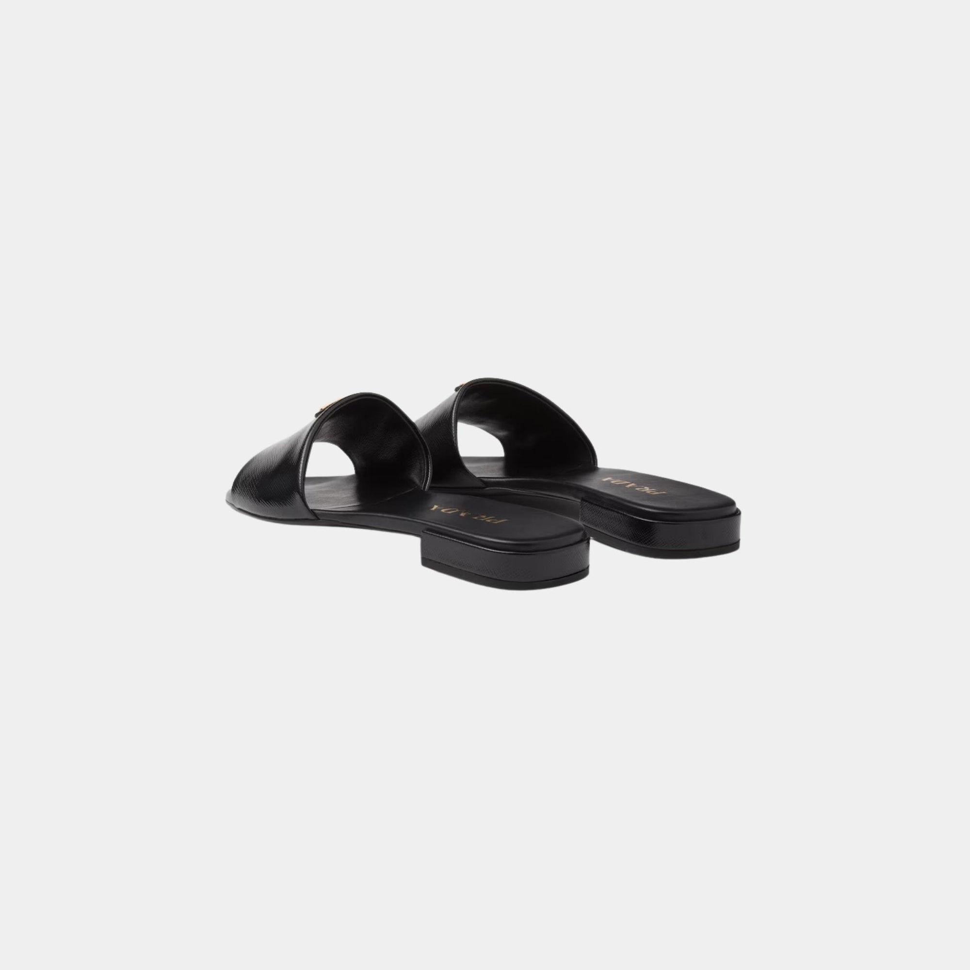 Saffiano Patent Leather Slides Prada оригінал – Купити в Україні – детальний вид