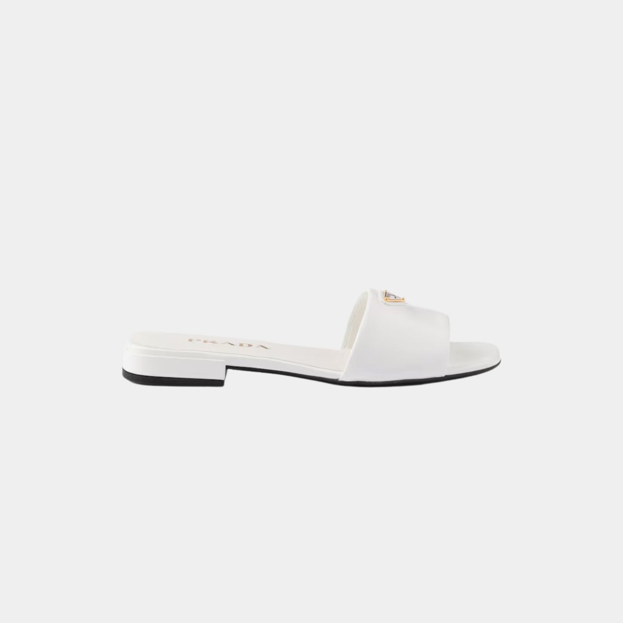 Saffiano Patent Leather Slides Prada оригінал – Купити в Україні – збільшений вид