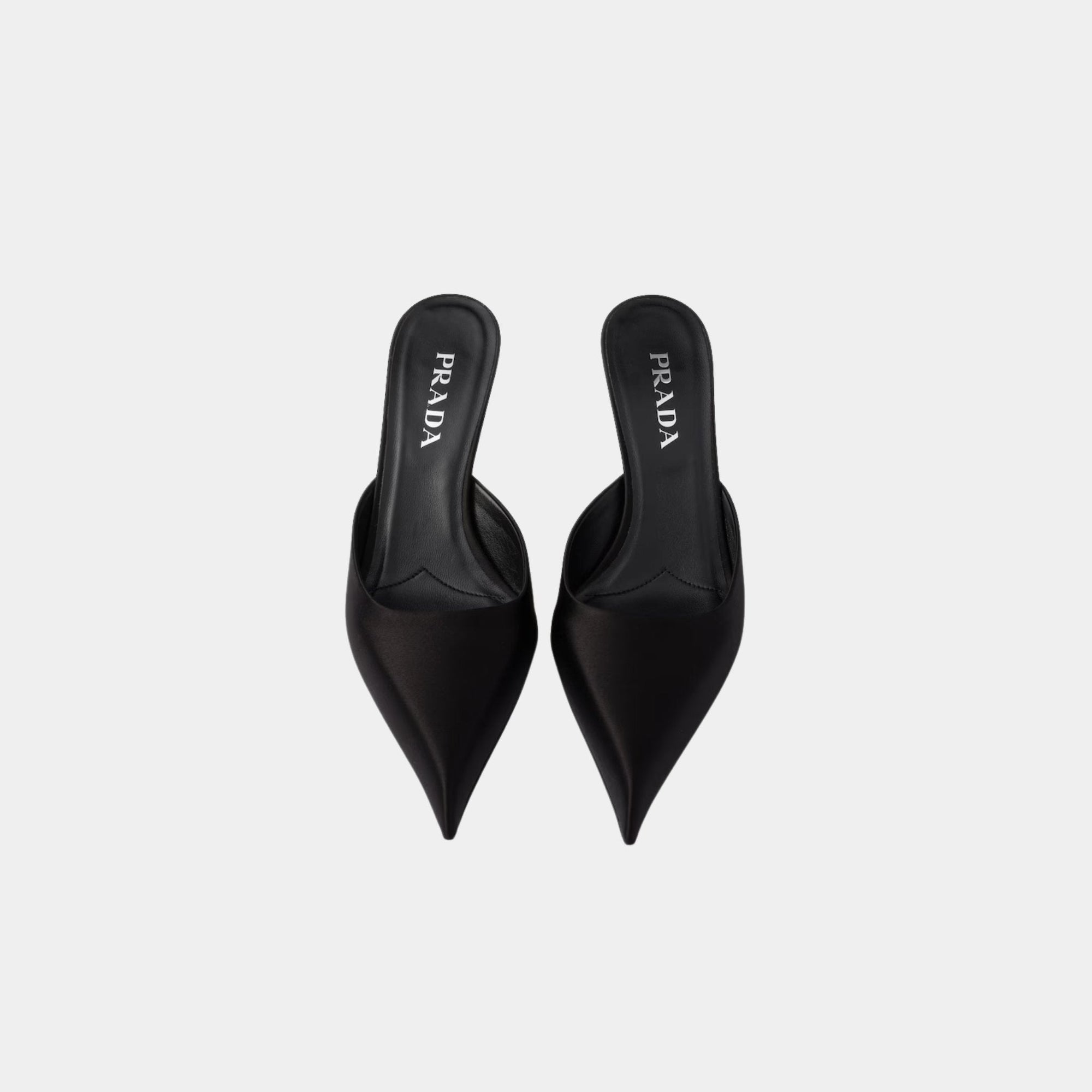 Satin Mules Silk Viscose Prada оригінал – Купити в Україні – вид ззаду