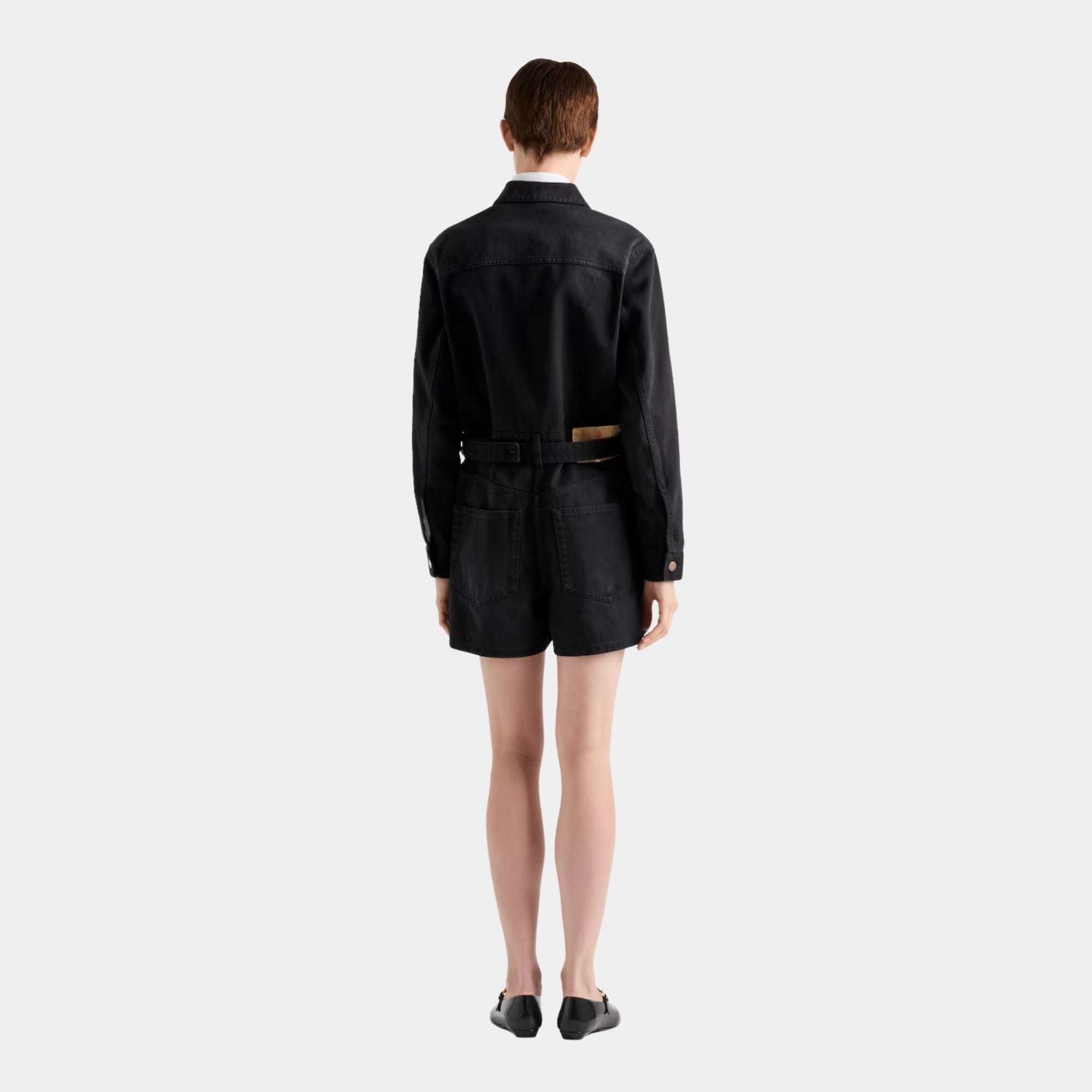 Short Denim Jumpsuit Prada – Гарантія оригінальності – детальний вид