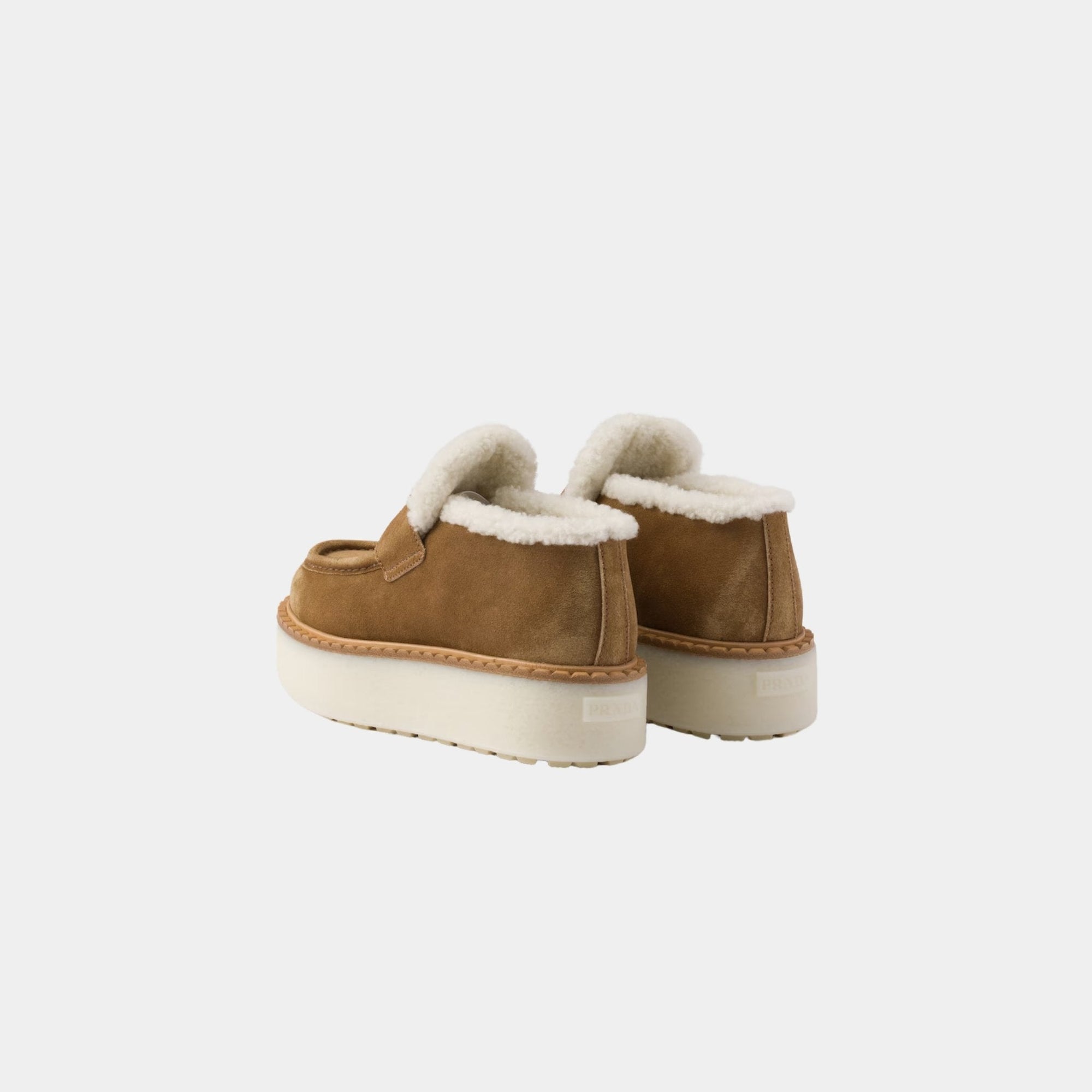 Suede Loafers With Flatform Sole Prada оригінал – Купити в Україні – детальний вид