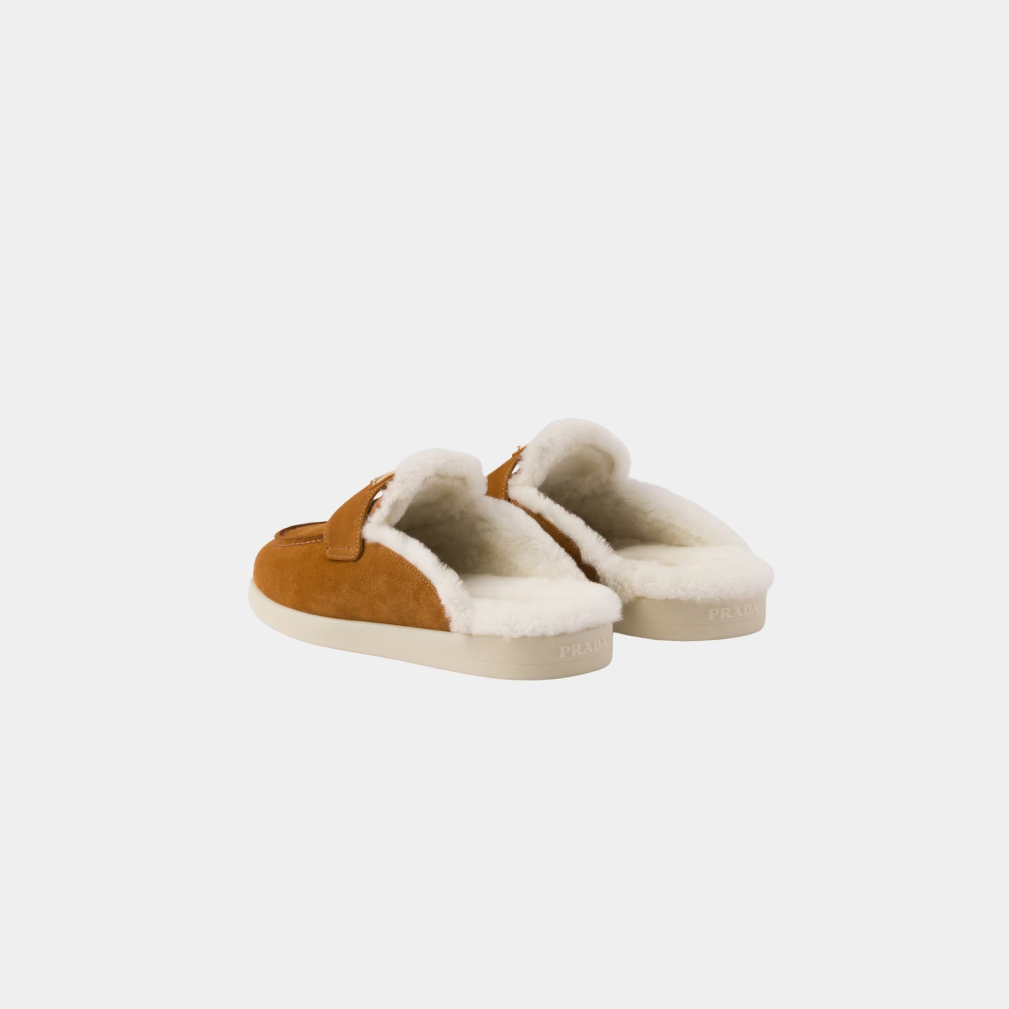 Suede And Shearling Slippers Prada оригінал – Купити в Україні – детальний вид