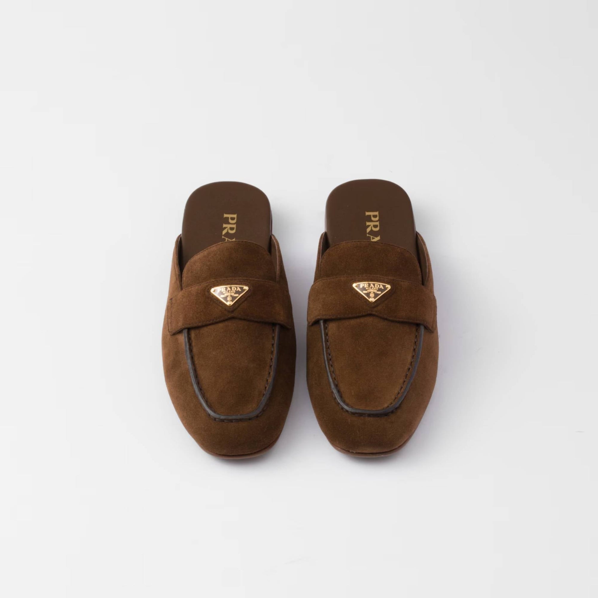 Suede Slippers Prada оригінал – Купити в Україні – вид ззаду