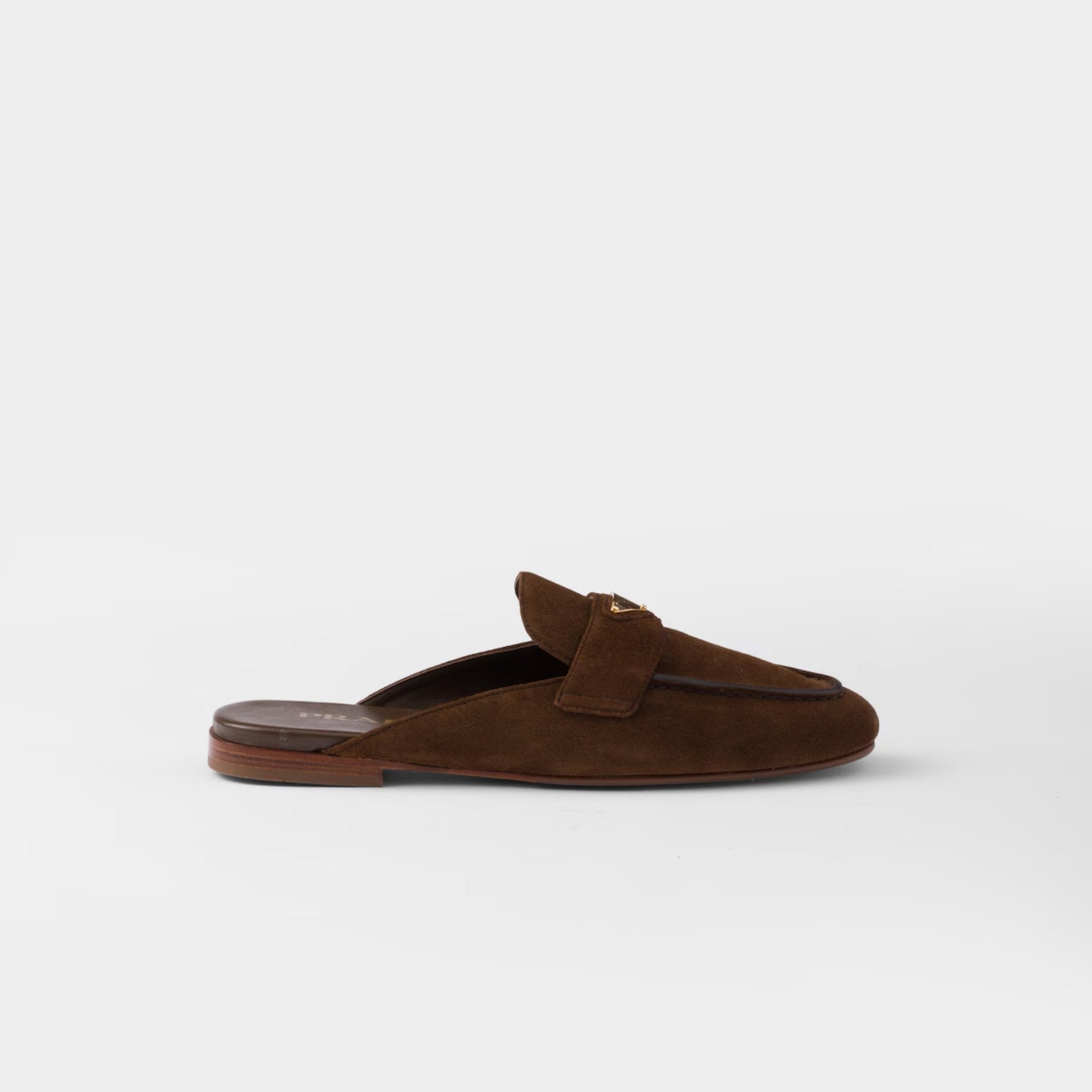 Suede Slippers Prada оригінал – Купити в Україні – боковий вид