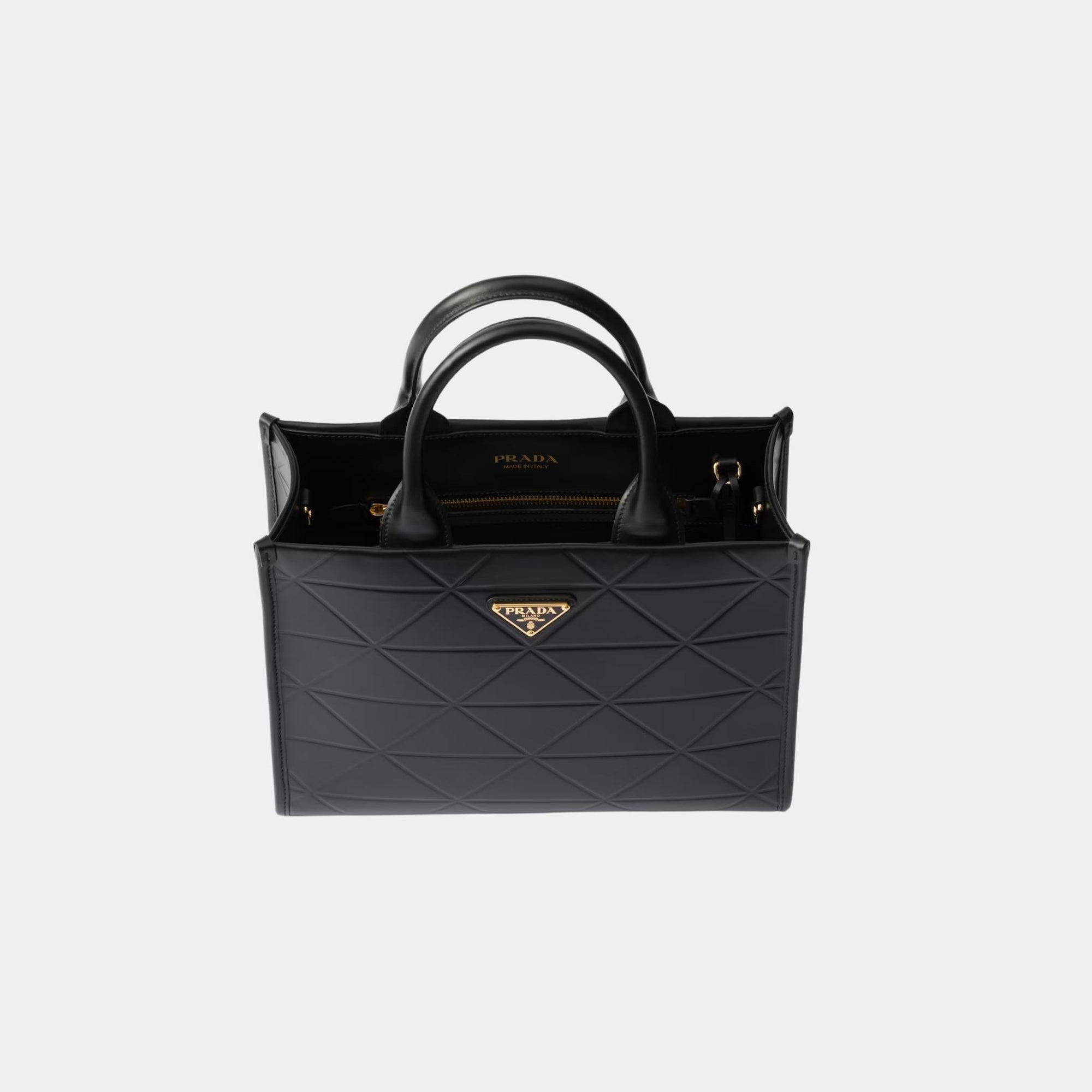 Symbole Medium Leather Bag Prada оригінал – Купити в Україні – вид ззаду