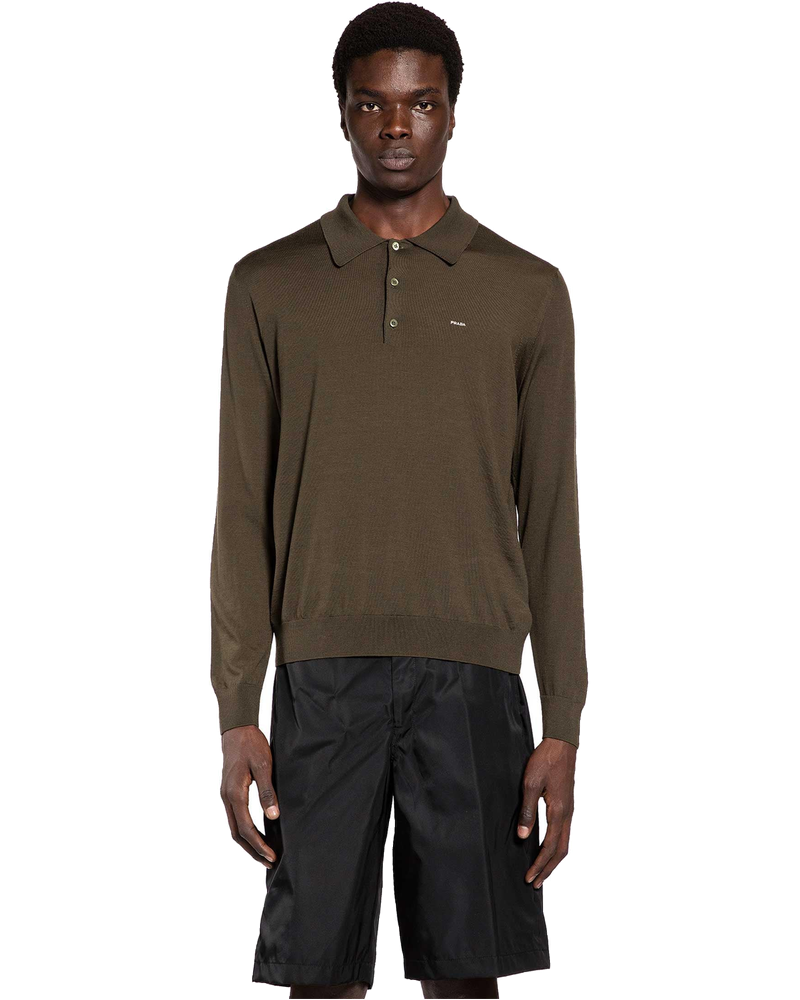 Supefine Wool Knit Polo Prada – Гарантія оригінальності