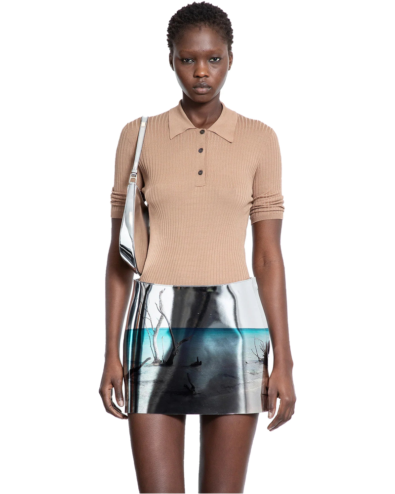 Cotton Polo Shirt Prada – Гарантія оригінальності