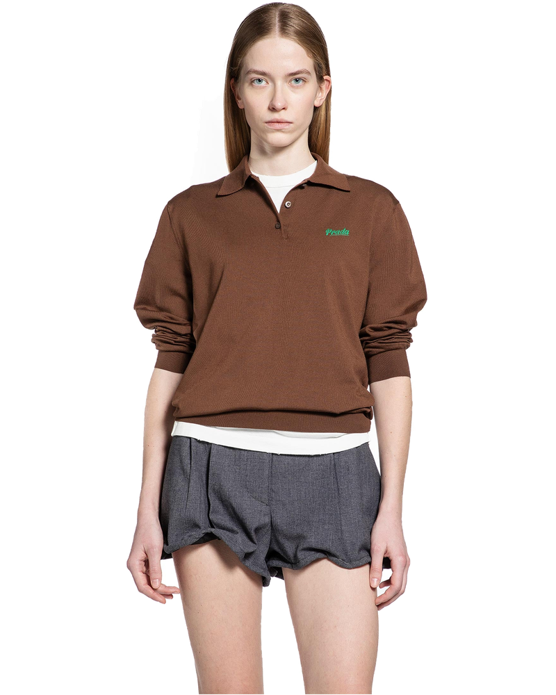 Silk Long Sleeve Polo Prada оригінал – Купити в Україні