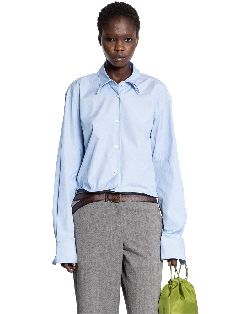 Ruffled Cotton Shirt Prada оригінал – Купити в Україні