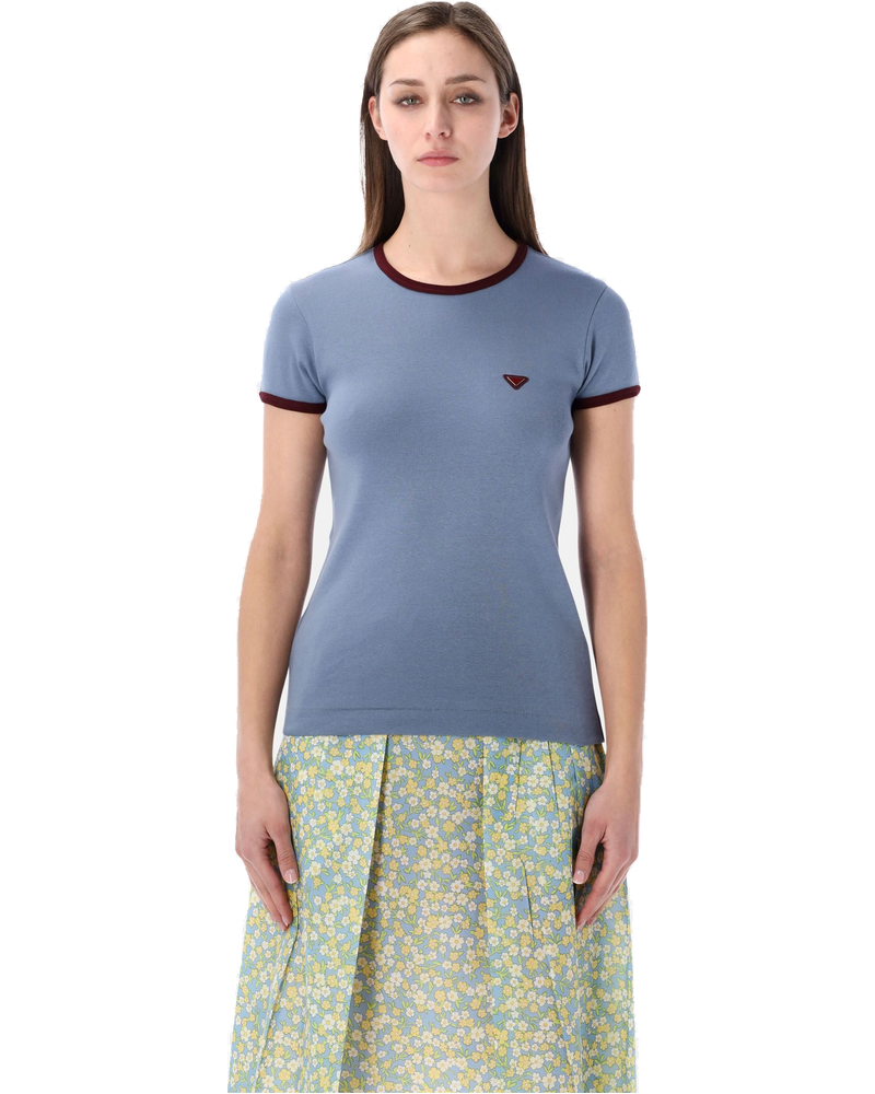Cotton Logo T Shirt Prada оригінал – Купити в Україні