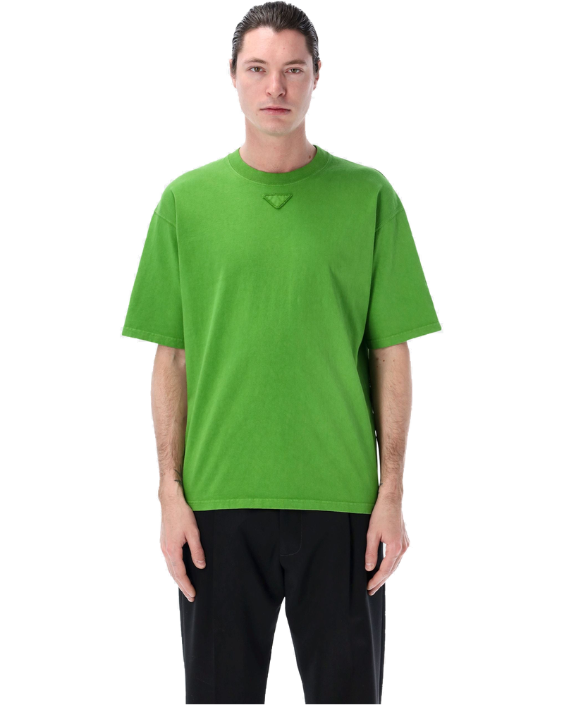 Logo Cotton Jersey T Shirt Prada – Гарантія оригінальності bg_removed_catalog