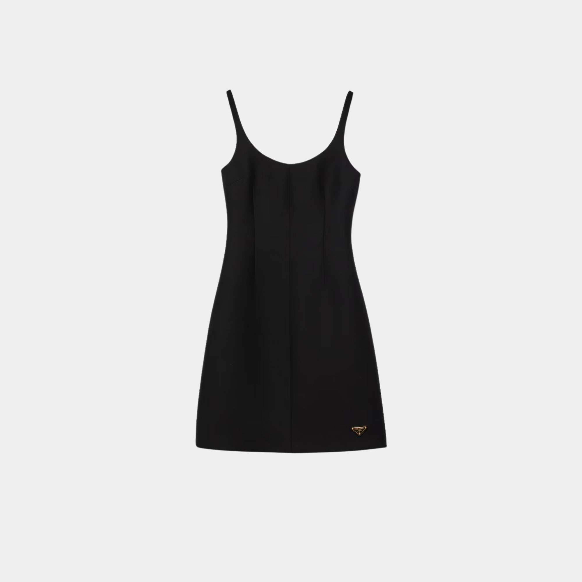 Оригінальна Tricotine Black Sheath Mini-Dress Prada – боковий вид