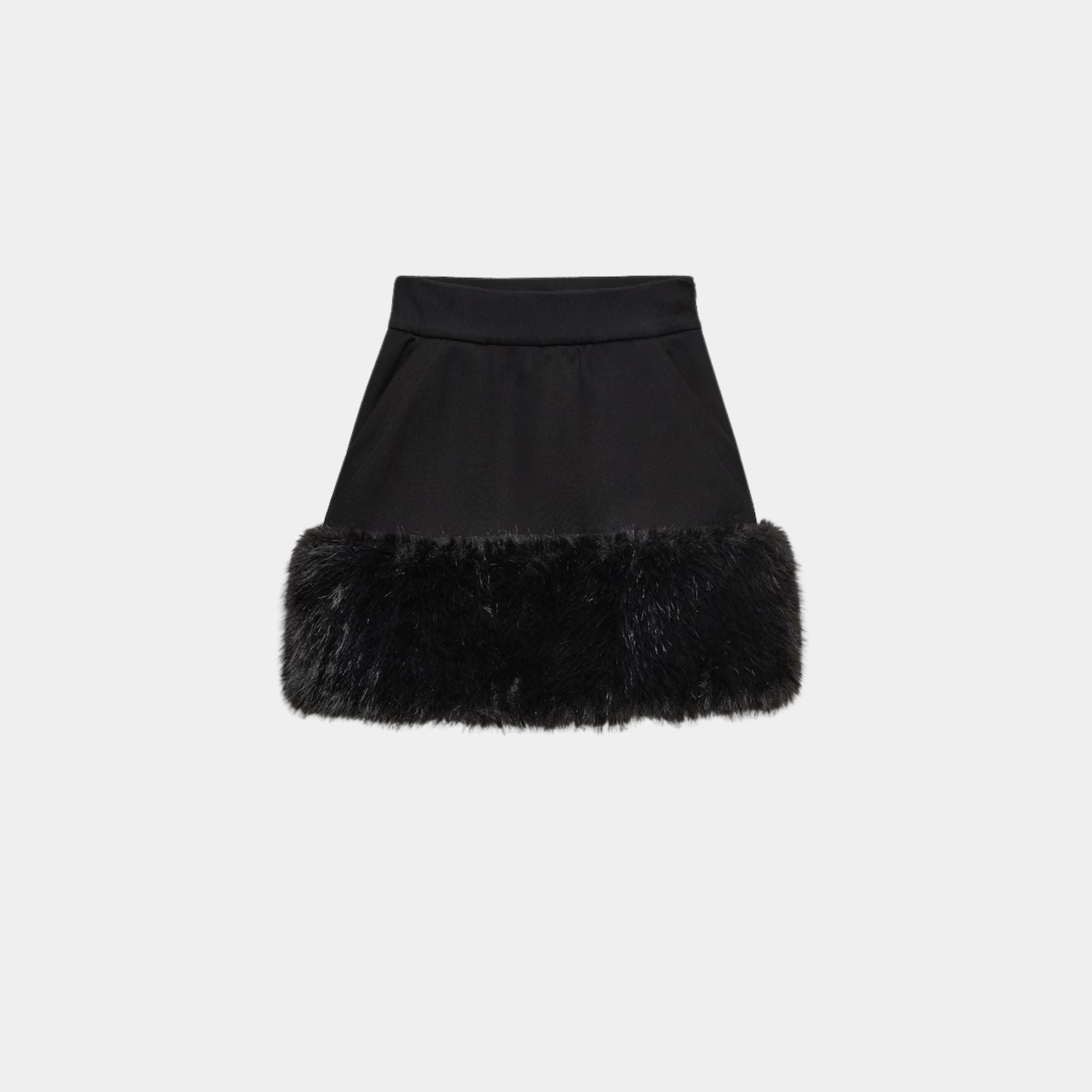 Unlined Short Sweatskirt Prada – Гарантія оригінальності – боковий вид