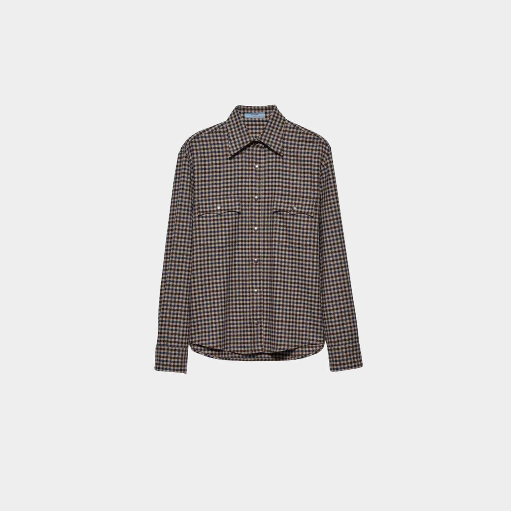 Wool Shirt Prada оригінал – Купити в Україні – боковий вид