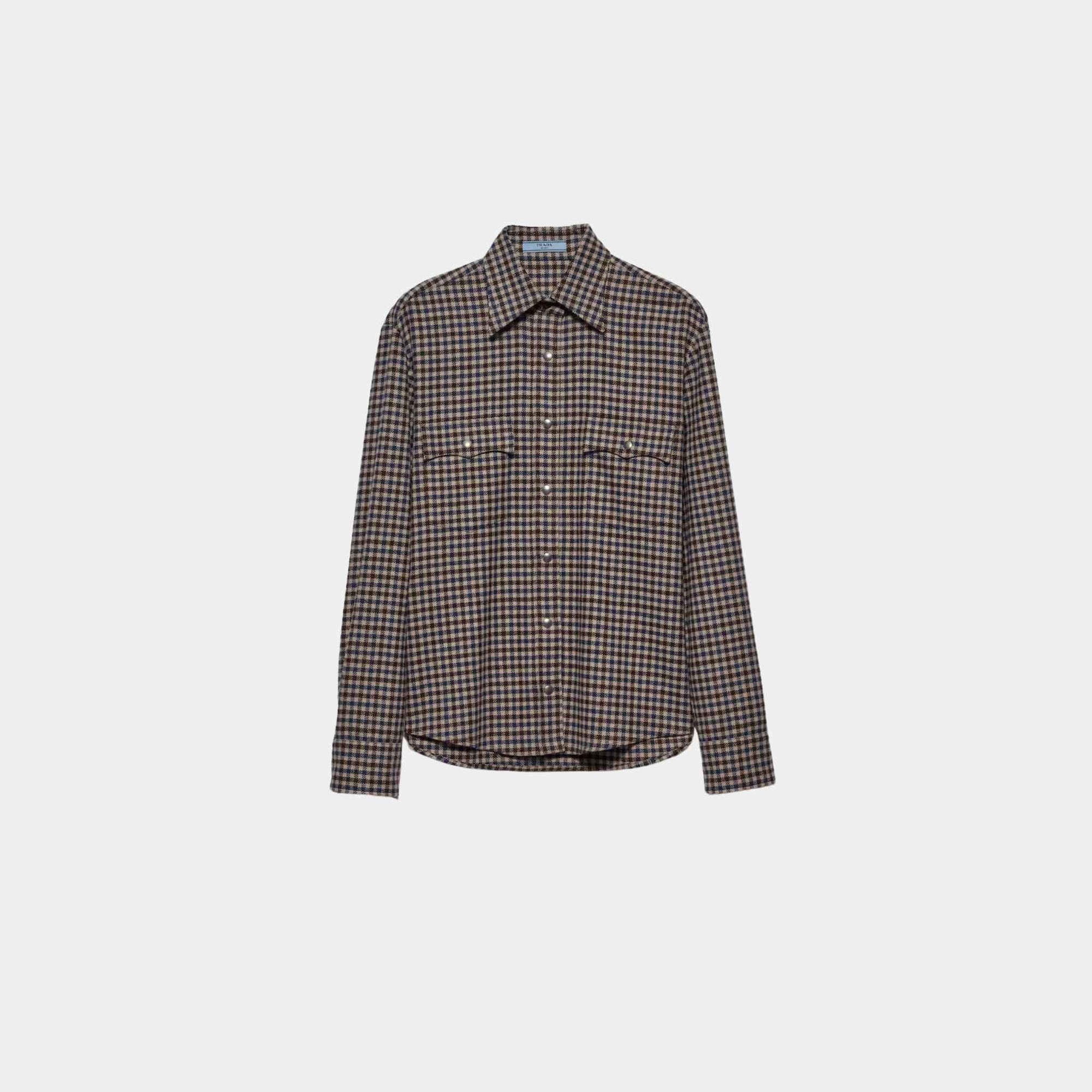 Wool Shirt Prada оригінал – Купити в Україні – боковий вид