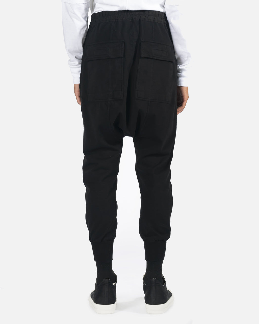 Оригінальна Prisoner Drawstring Pant In Black Rick owens – збільшений вид