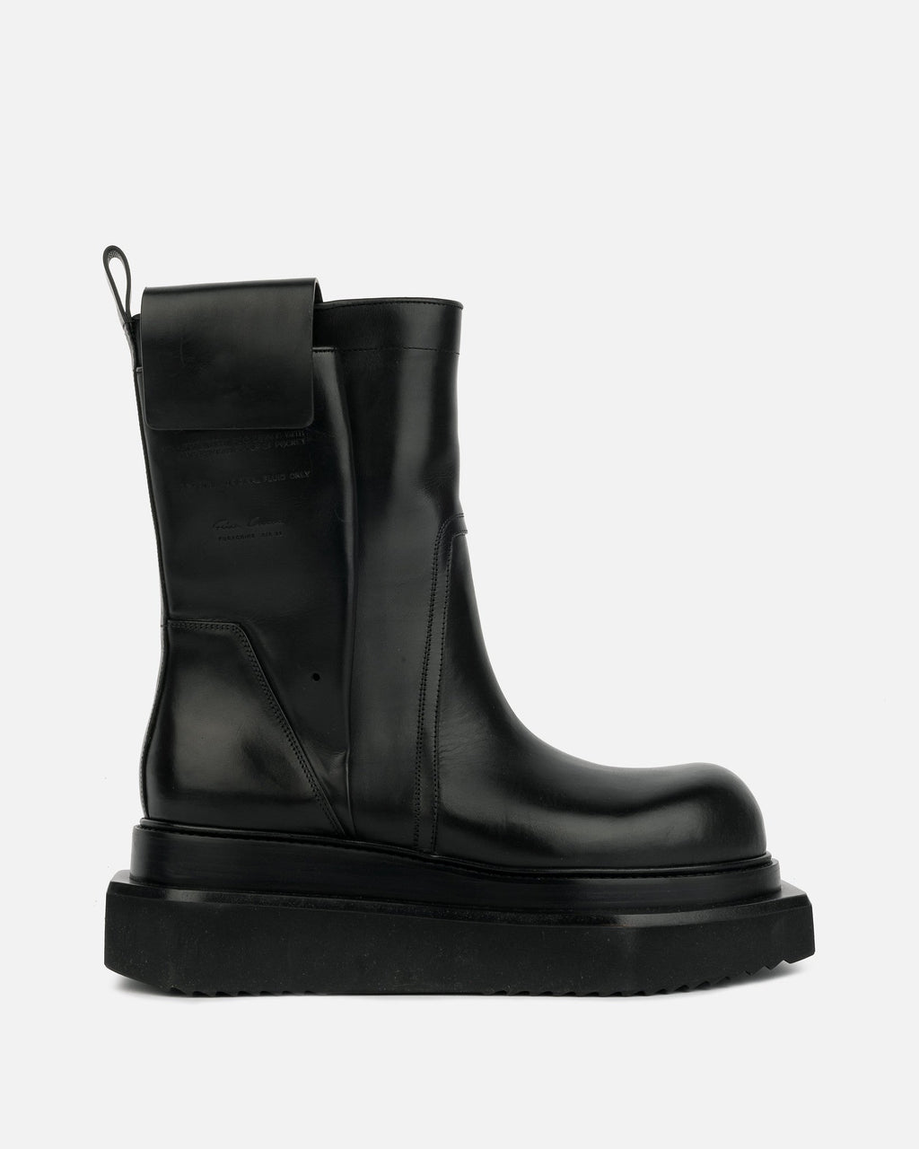 Оригінальна Pull On Fogpocket Cyclops Boot In Black Rick owens – боковий вид