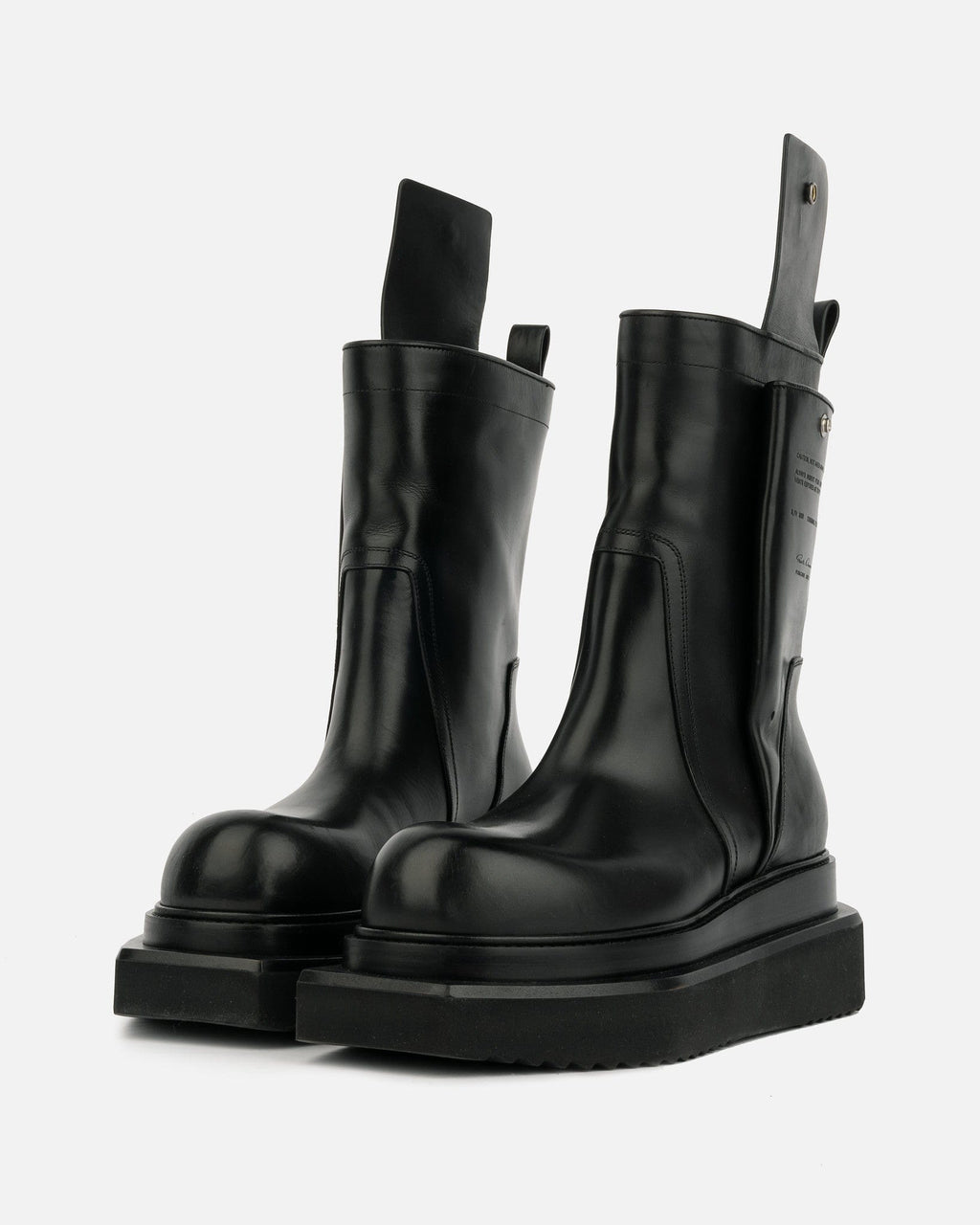 Оригінальна Pull On Fogpocket Cyclops Boot In Black Rick owens – вид ззаду