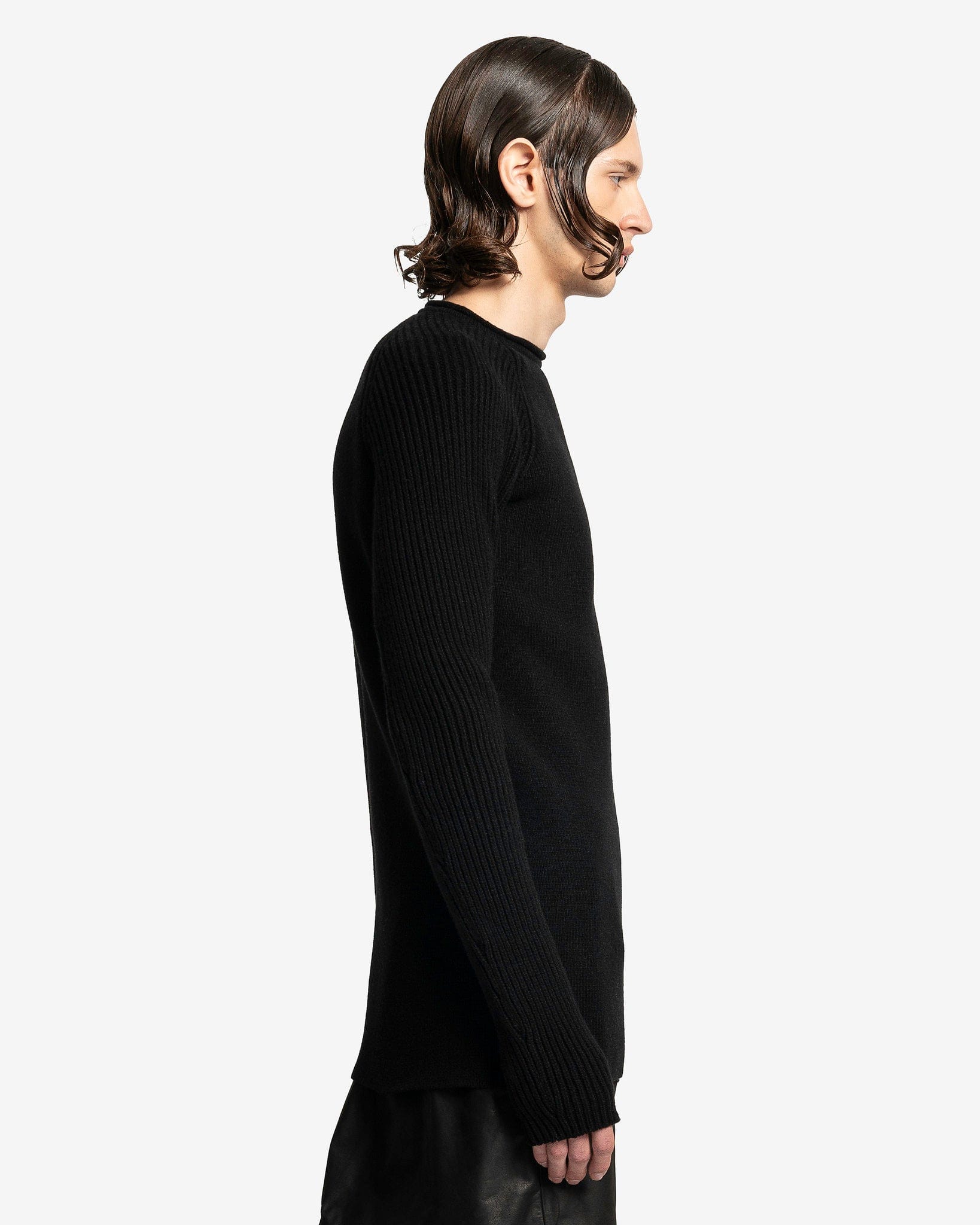 Pull Top In Black Rick owens – Гарантія оригінальності – вид ззаду