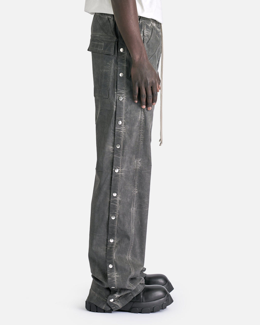 Pusher Pants In Dark Dust Rick owens оригінал – Купити в Україні – вид ззаду