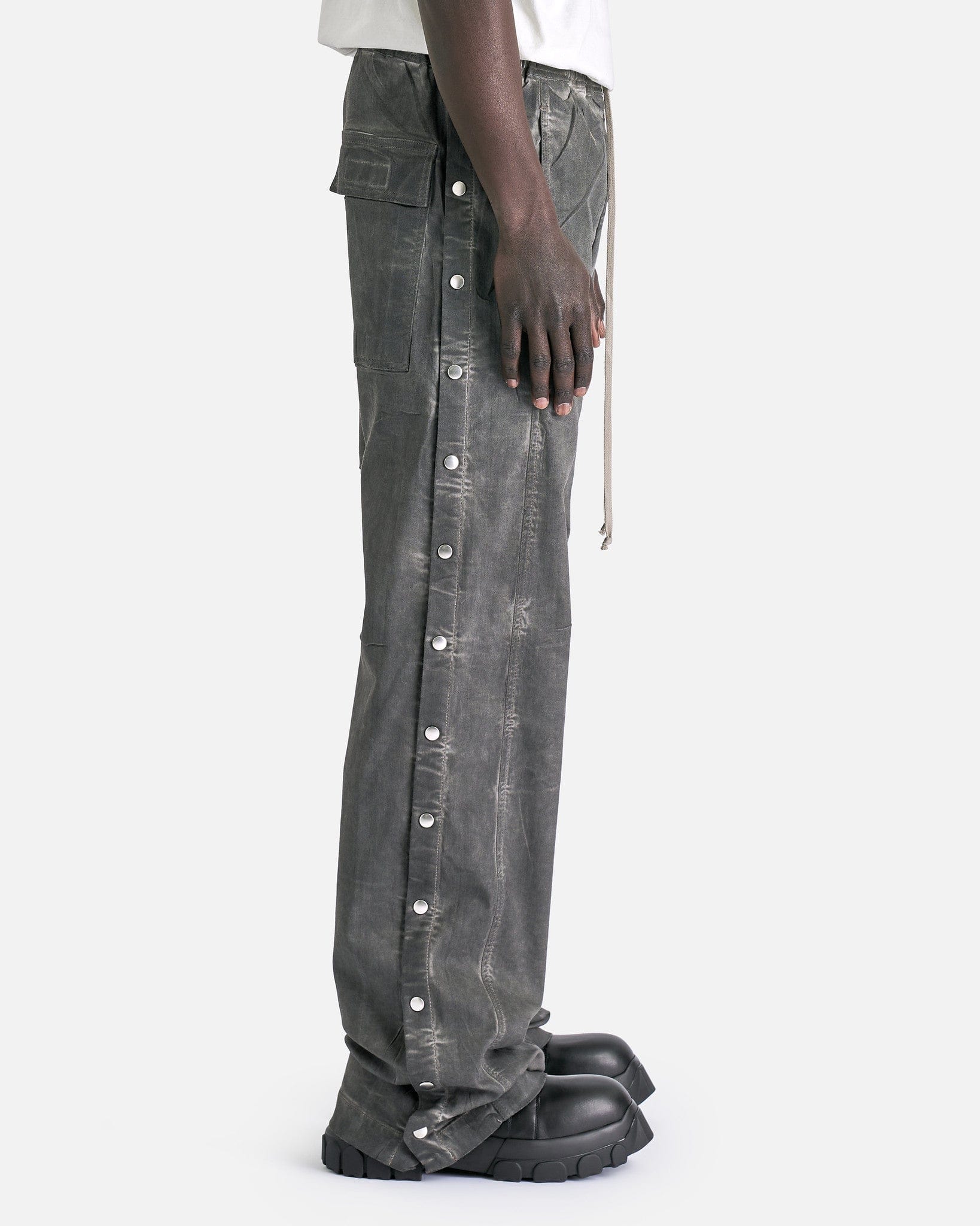 Pusher Pants In Dark Dust Rick owens оригінал – Купити в Україні – вид ззаду