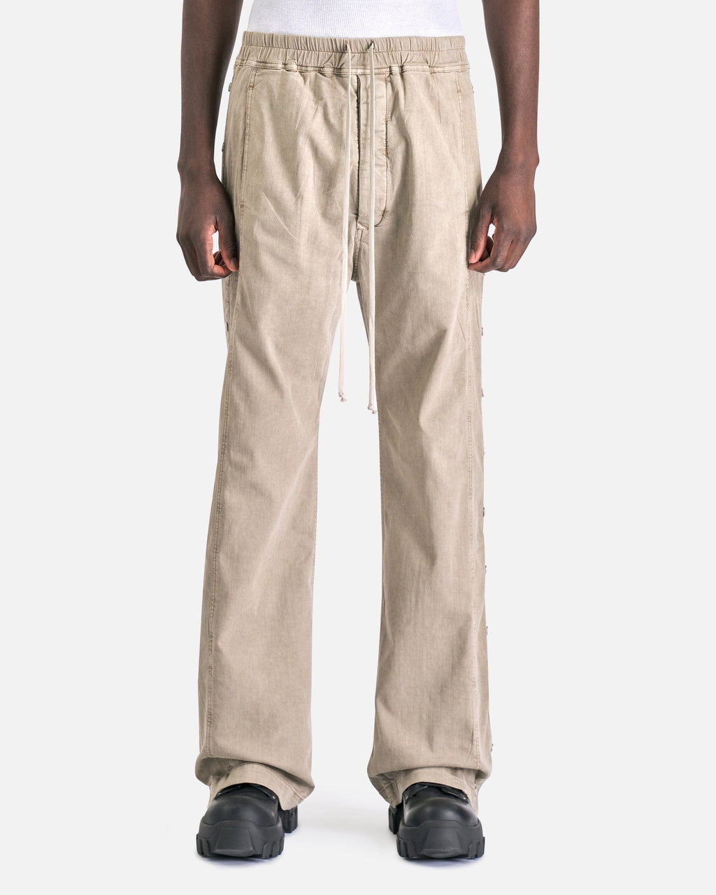 Pusher Pants In Pearl Rick owens оригінал – Купити в Україні – боковий вид