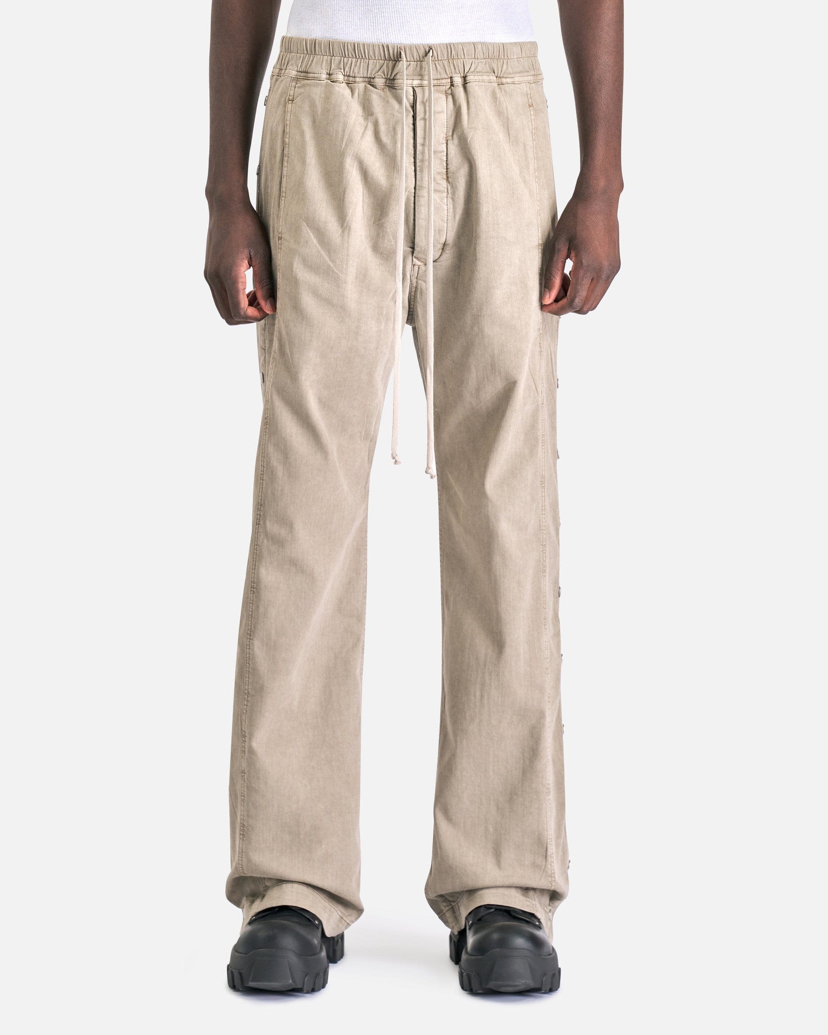 Pusher Pants In Pearl Rick owens оригінал – Купити в Україні – боковий вид