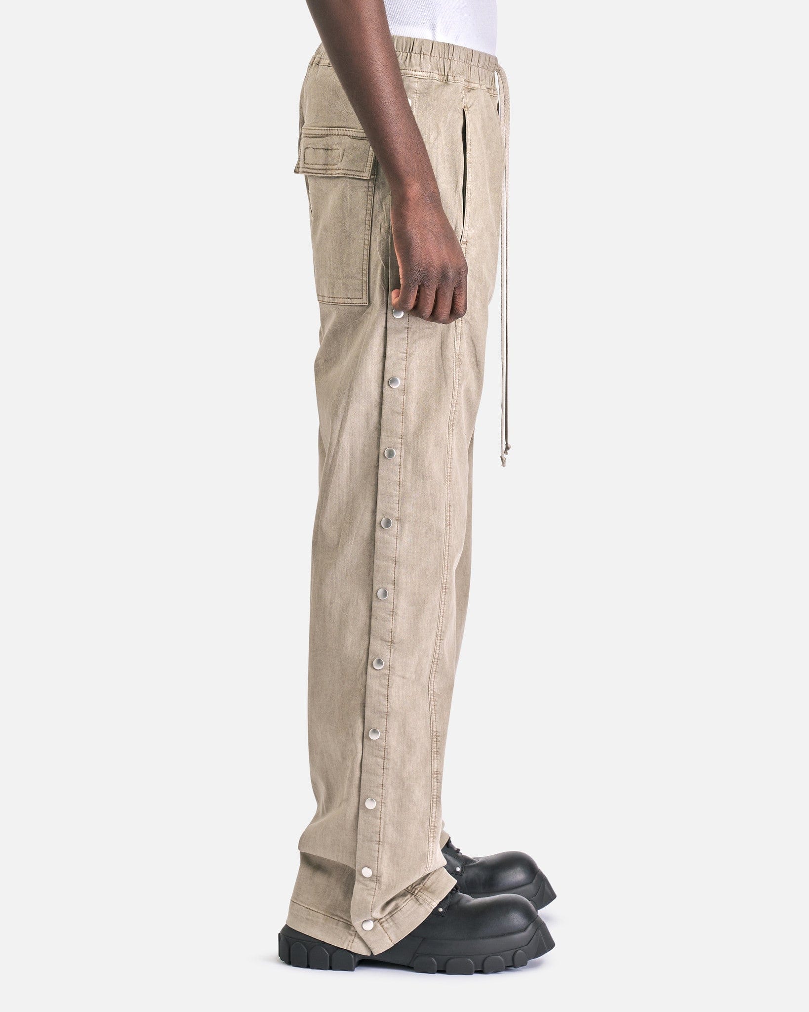 Pusher Pants In Pearl Rick owens оригінал – Купити в Україні – вид ззаду
