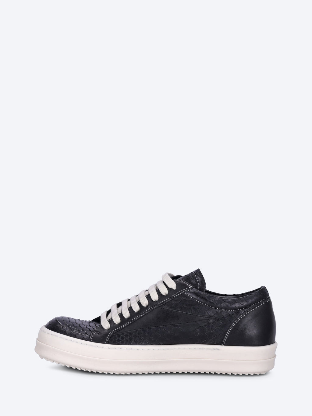 Оригінальна Python And Leather Vintage Sneakers Rick owens – збільшений вид