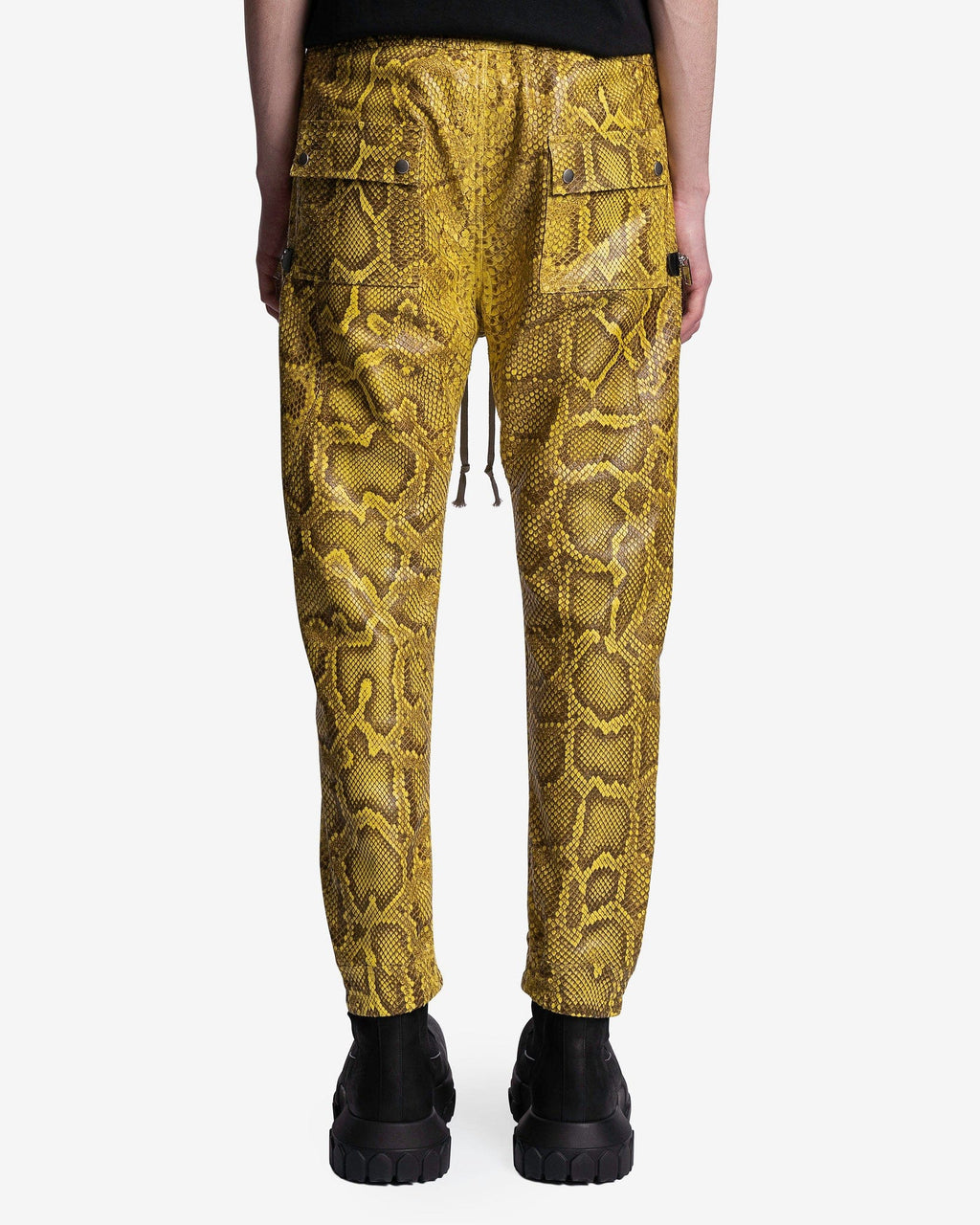 Python Bauhaus Cargo Pants In Lemon Rick owens оригінал – Купити в Україні – детальний вид