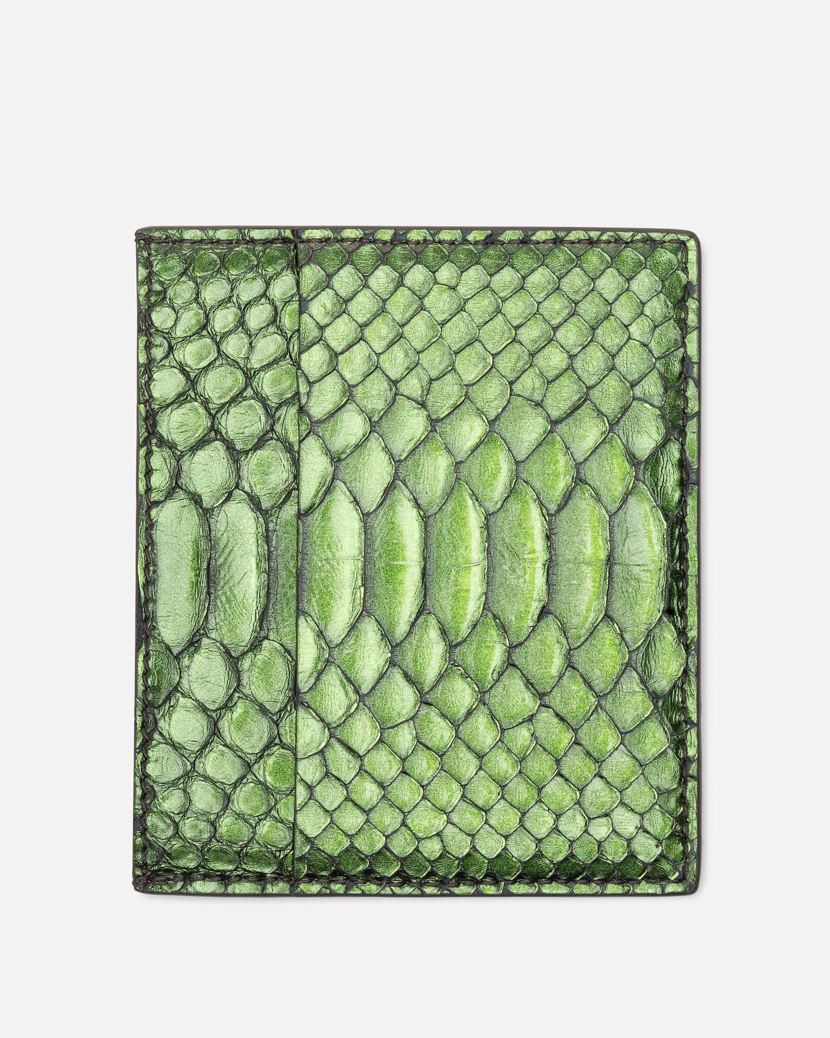Оригінальна Python Credit Card Holder In Iridescent Rick owens – вид ззаду
