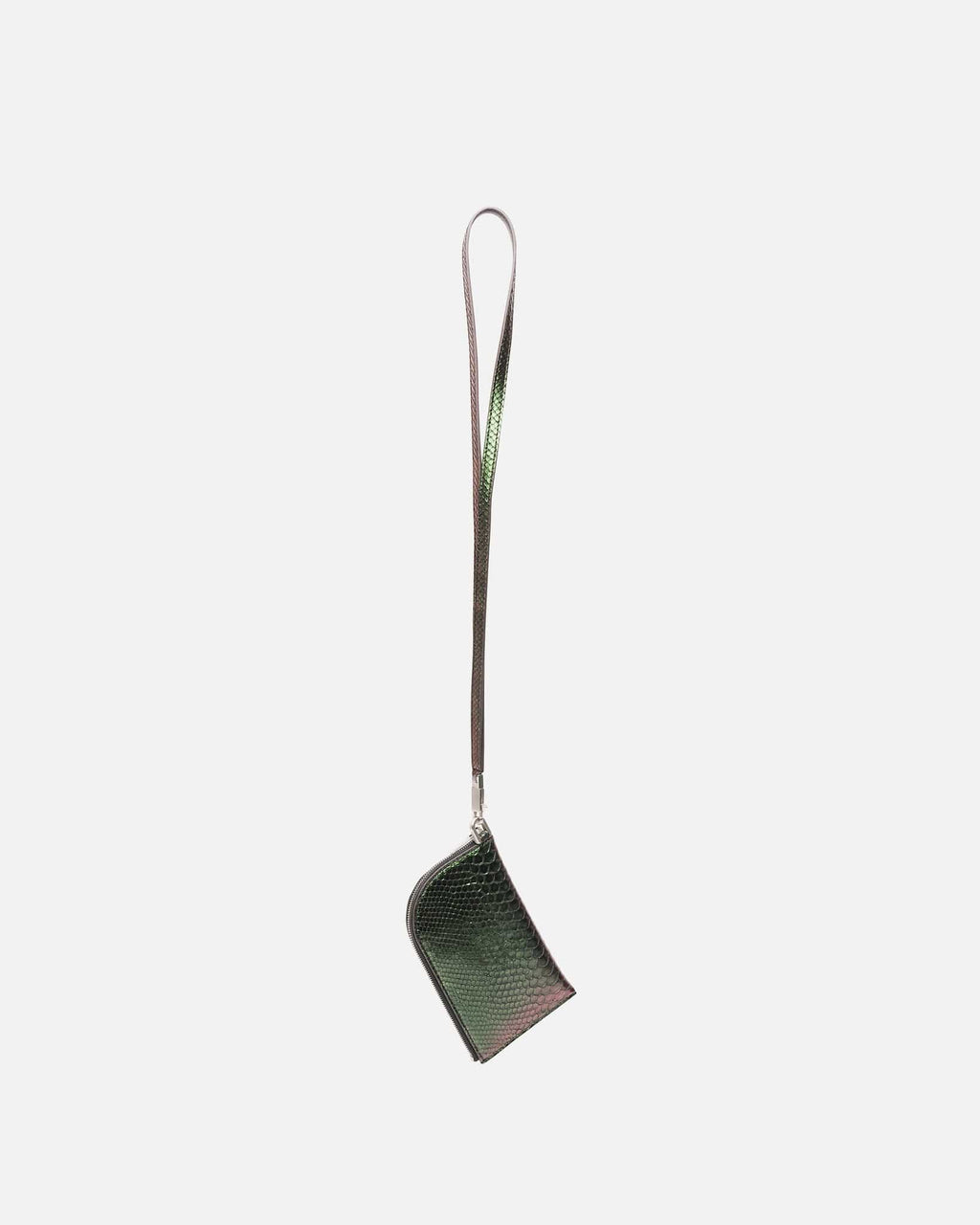 Python Neckwallet In Iridescent Rick owens оригінал – Купити в Україні – боковий вид