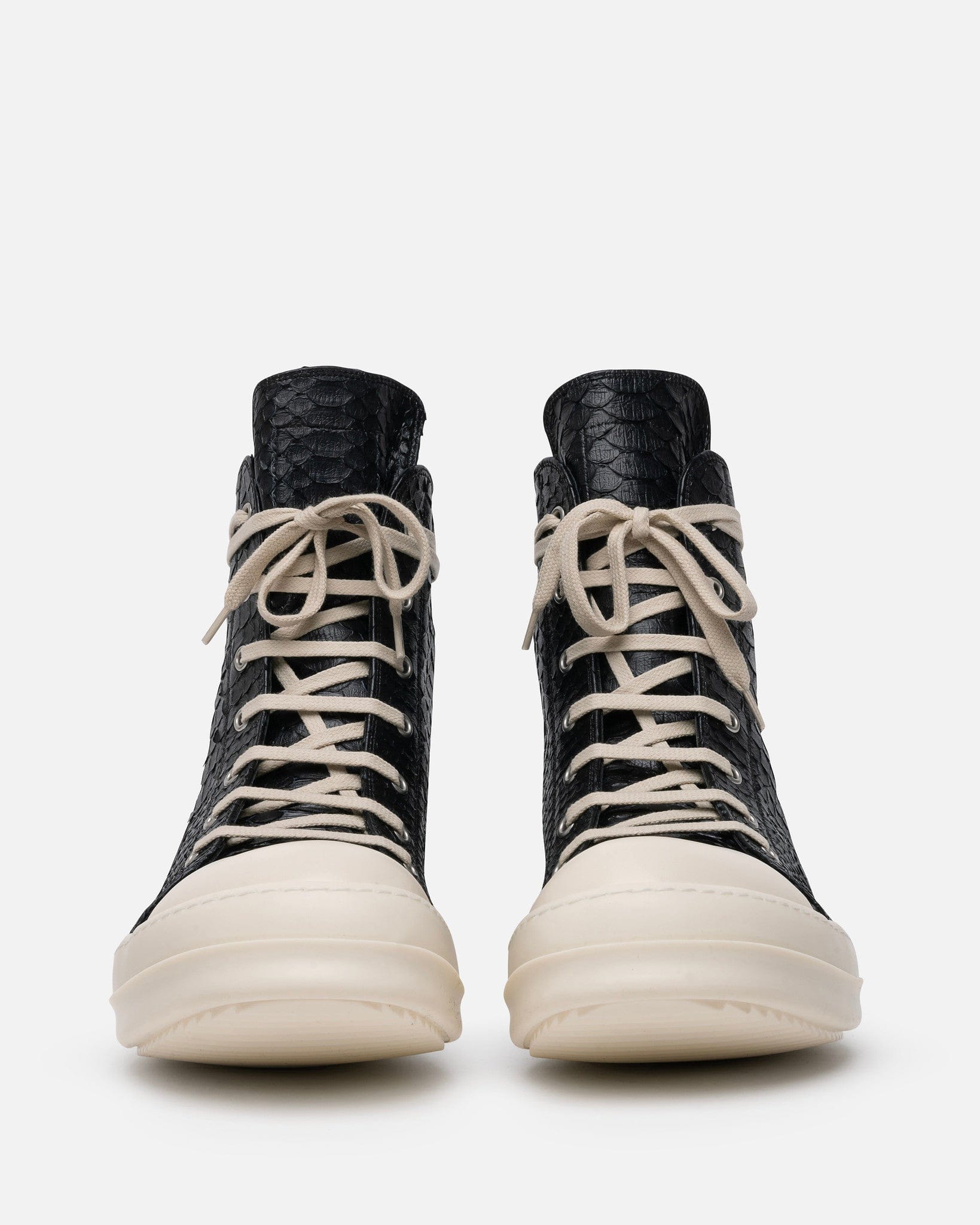 Python Ramones In Black Rick owens – Гарантія оригінальності – вид ззаду