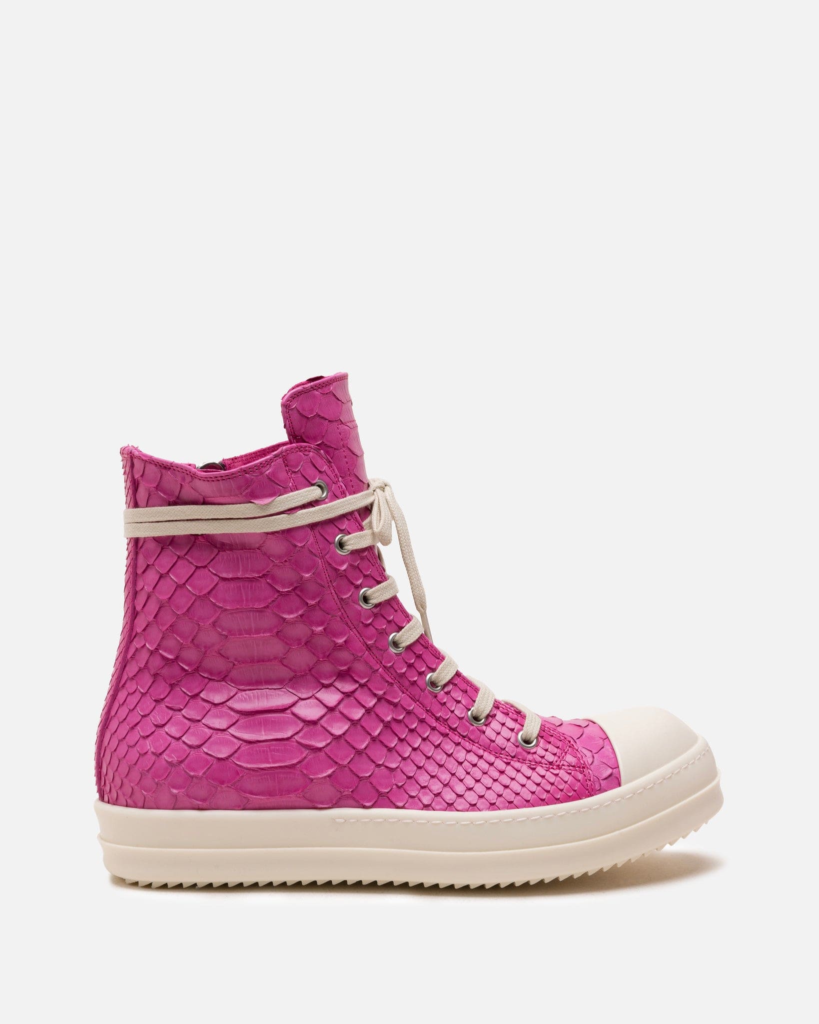 Оригінальна Python Ramones In Hot Pink Rick owens – боковий вид