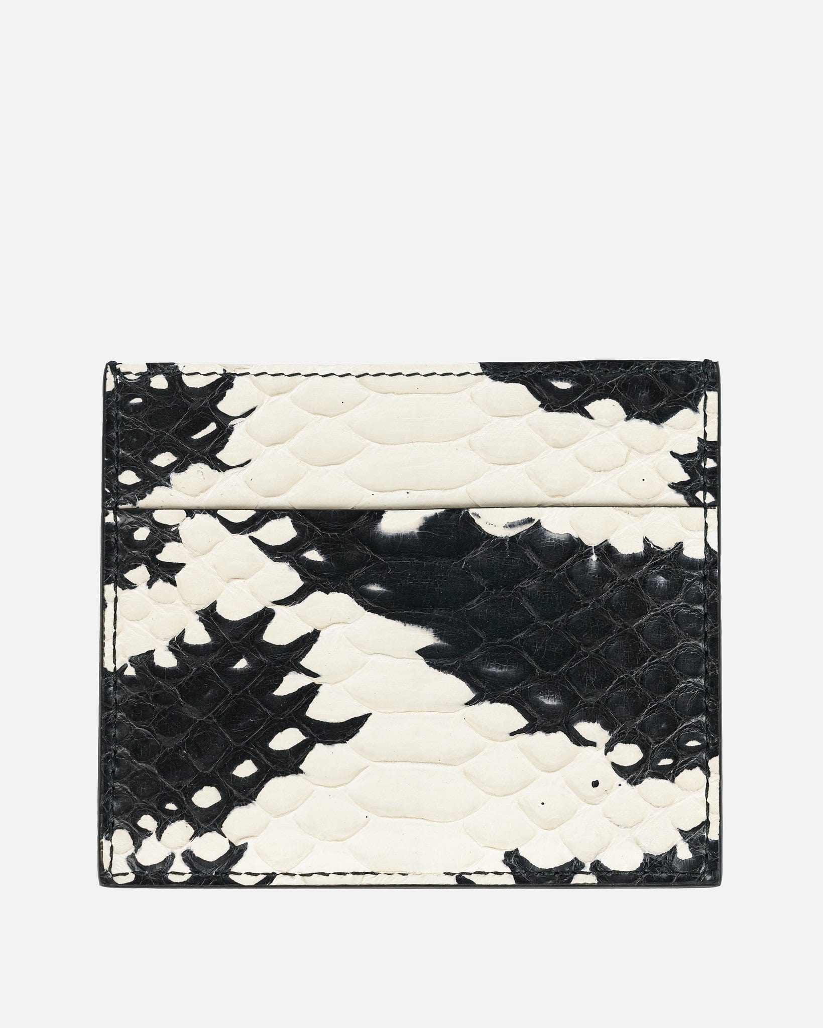 Оригінальна Python Square Credit Card Holder In Black Rick owens – вид ззаду