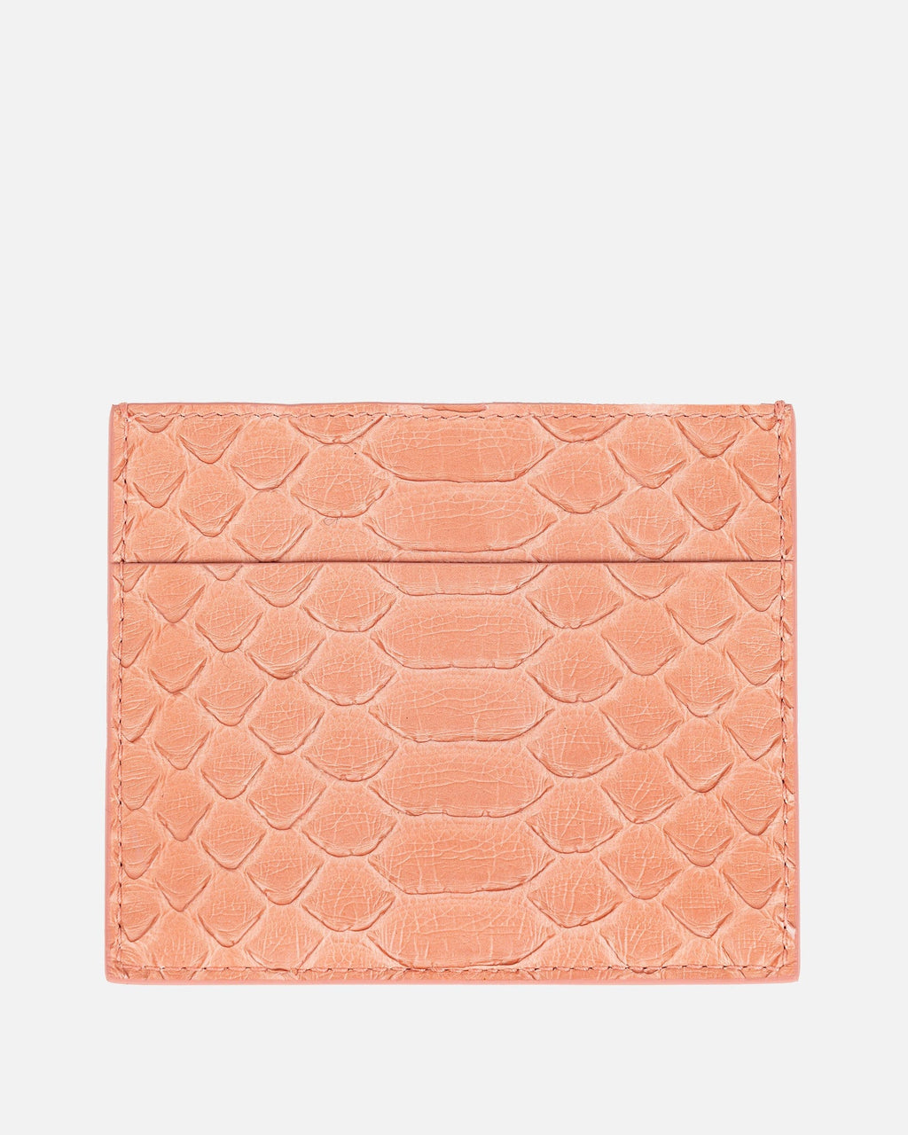 Python Square Credit Card Holder In Dirty Pink Rick owens – Гарантія оригінальності – вид ззаду