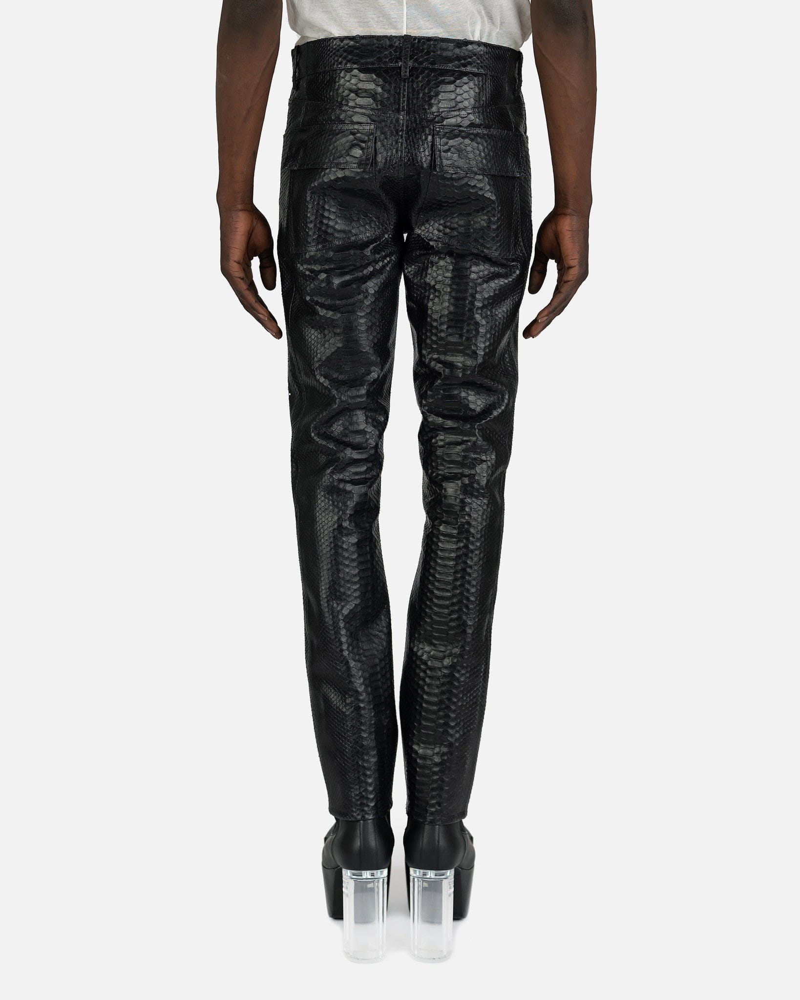 Python Tyrone Jeans In Black Rick owens оригінал – Купити в Україні – детальний вид