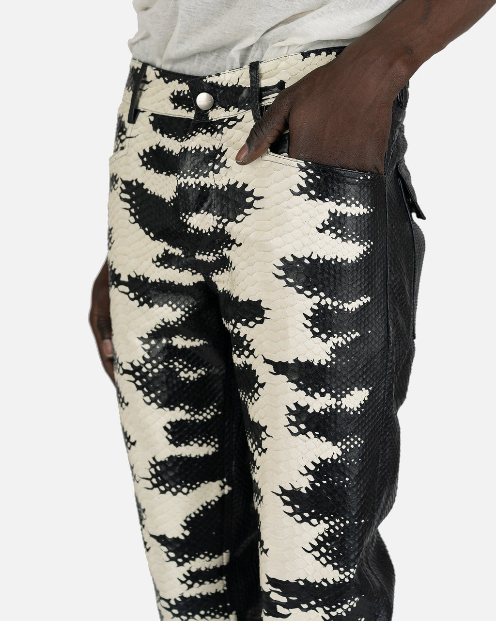 Python Tyrone Jeans In Black Rick owens оригінал – Купити в Україні – збільшений вид