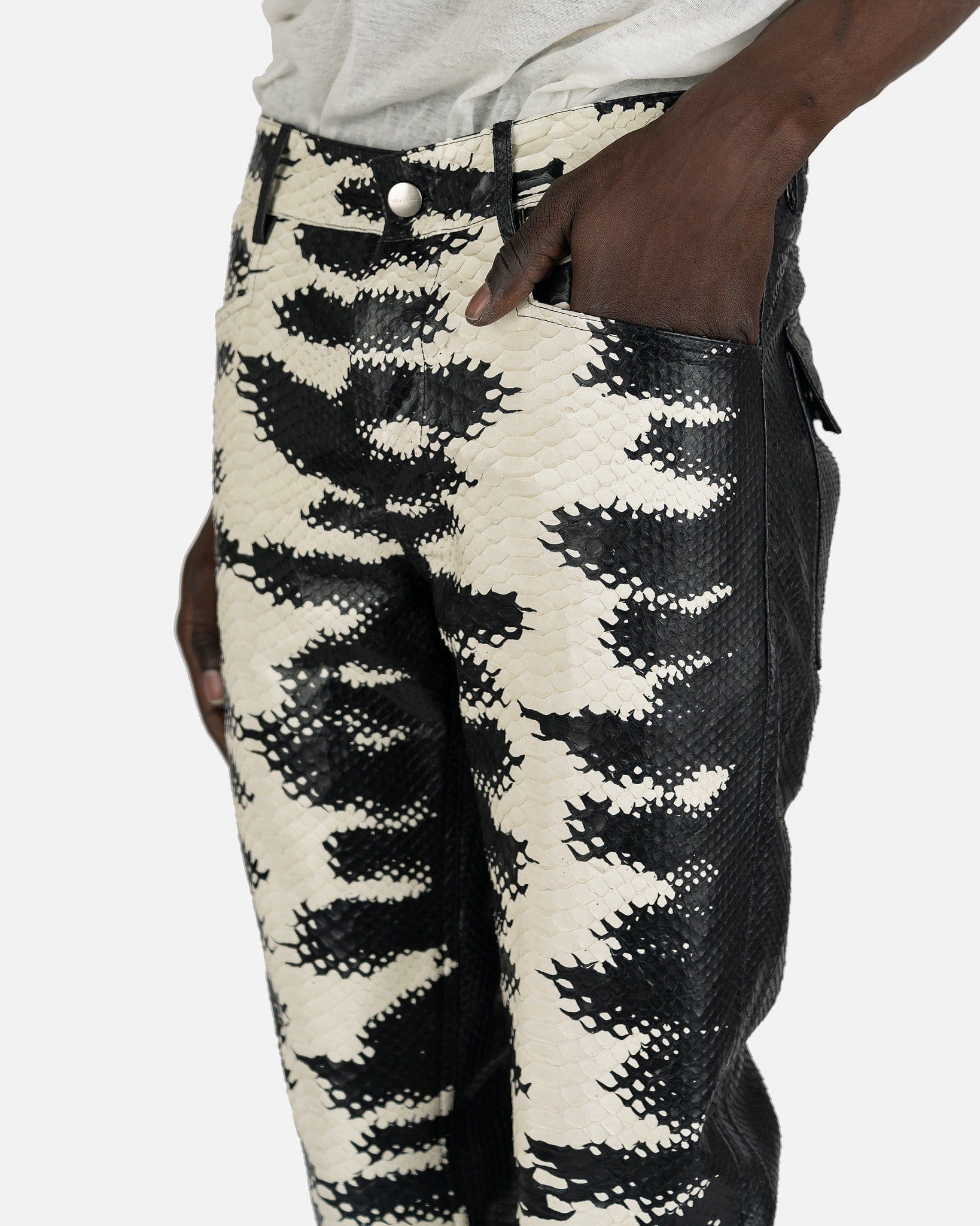 Python Tyrone Jeans In Black Rick owens оригінал – Купити в Україні – збільшений вид