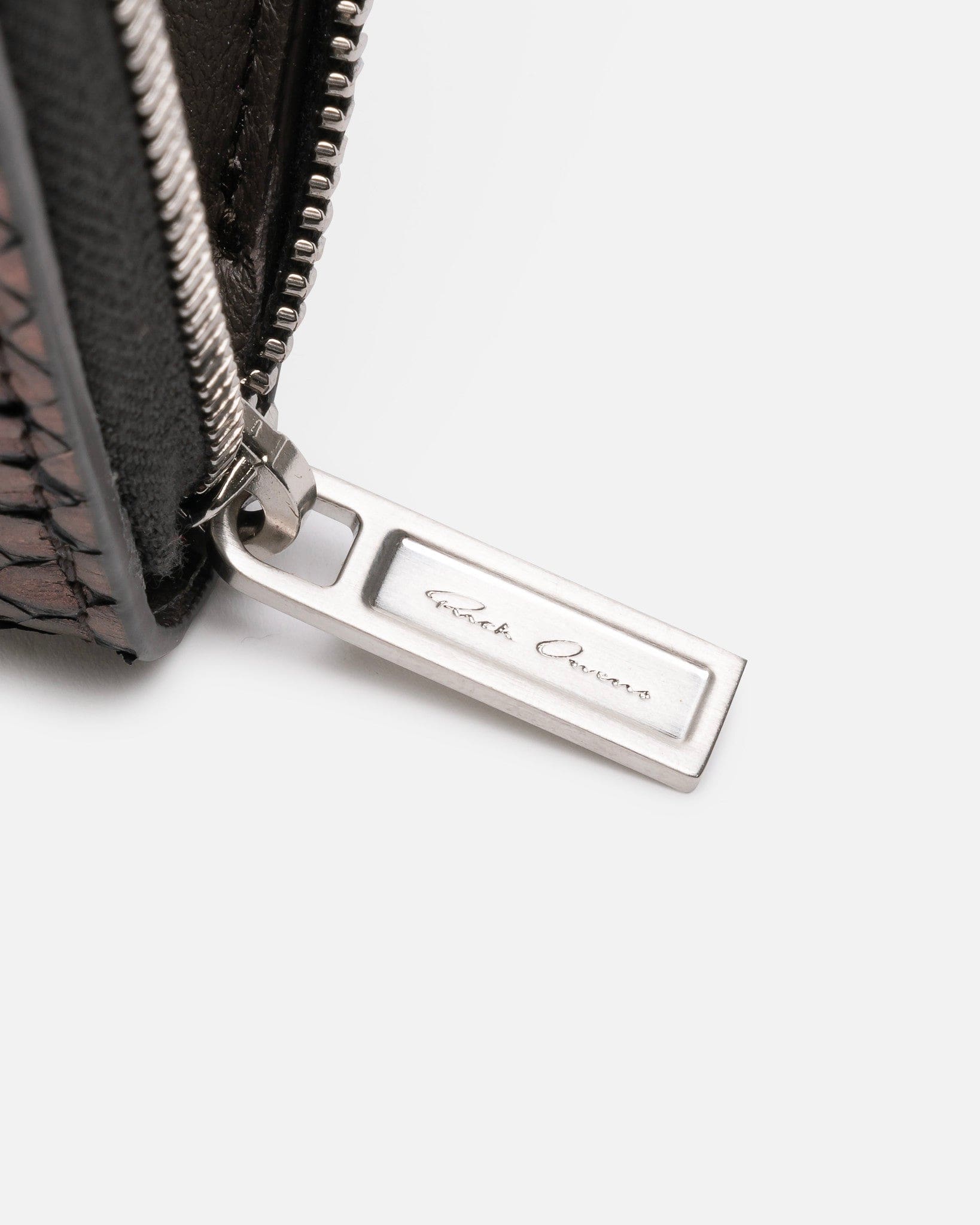 Оригінальна Python Zipped Wallet In Iridescent Rick owens – детальний вид