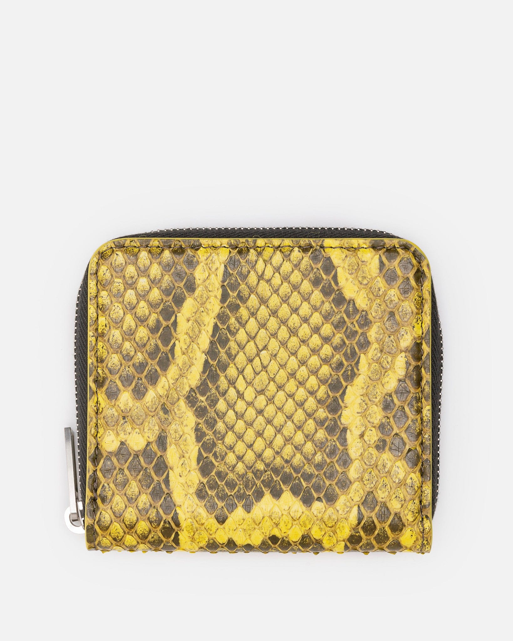 Python Zipped Wallet In Lemon Rick owens – Гарантія оригінальності – боковий вид