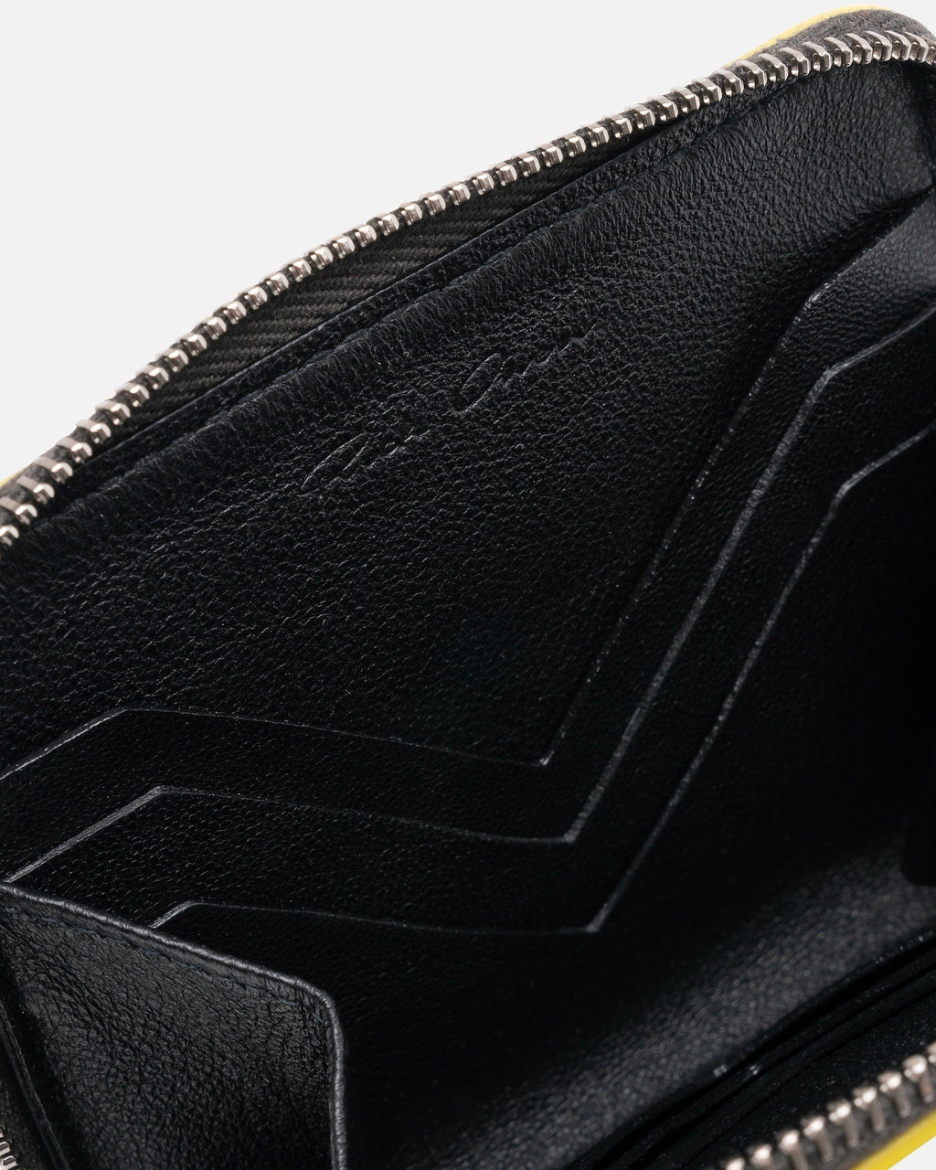 Python Zipped Wallet In Lemon Rick owens – Гарантія оригінальності – вид ззаду