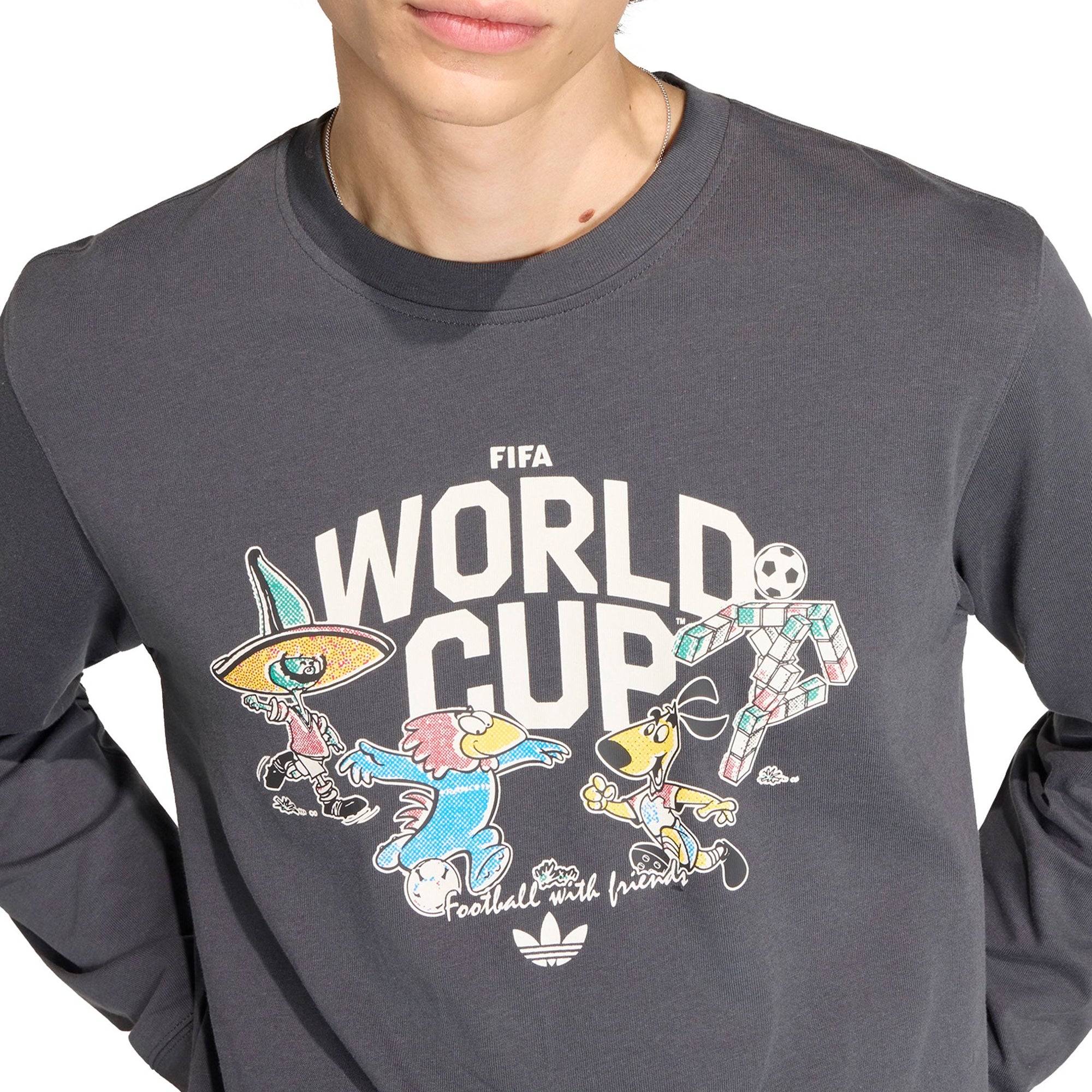 Fifa World Cup 26™ Mascot Long Sleeve T Shirt Adidas оригінал – Купити в Україні – вид ззаду - ADIDAS