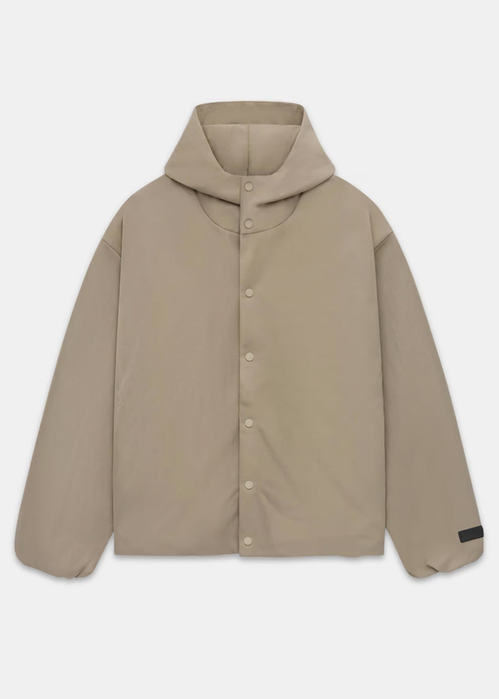 Оригінальна Desert Sand Textured Nylon Hooded Coaches Jacket Fear of god – боковий вид