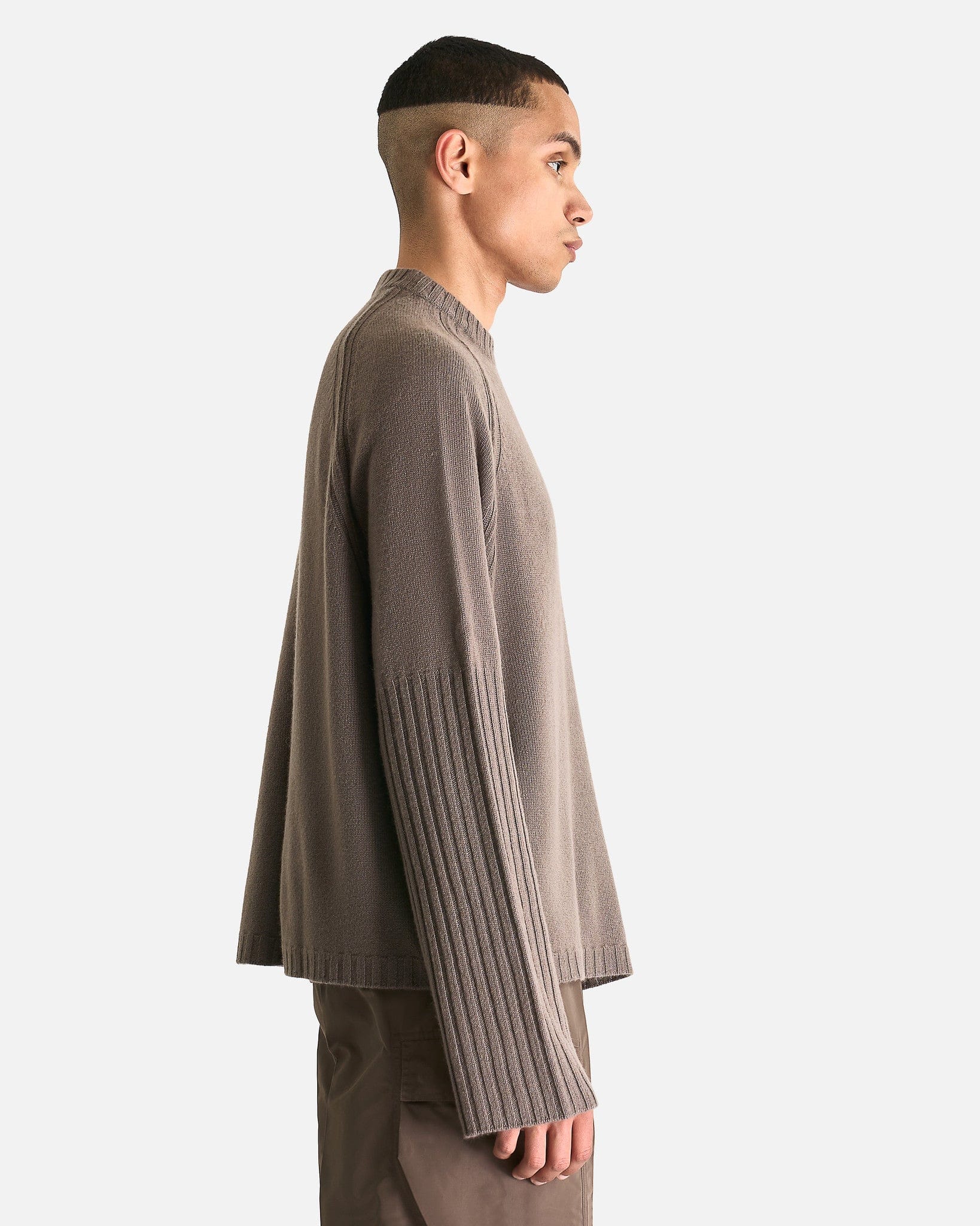 Оригінальна Raglan Crewneck In Dust Rick owens – вид ззаду