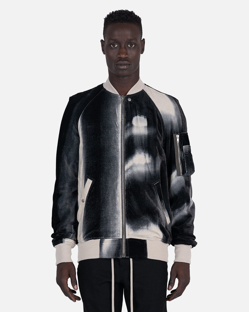Raglan Flight In Black Rick owens – Гарантія оригінальності – боковий вид