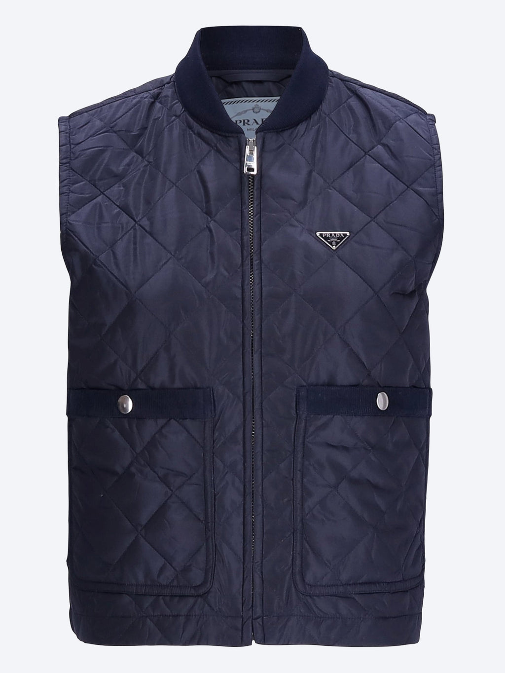 Re-Nylon Piuma Sleeveless Jacket Prada оригінал – Купити в Україні – боковий вид