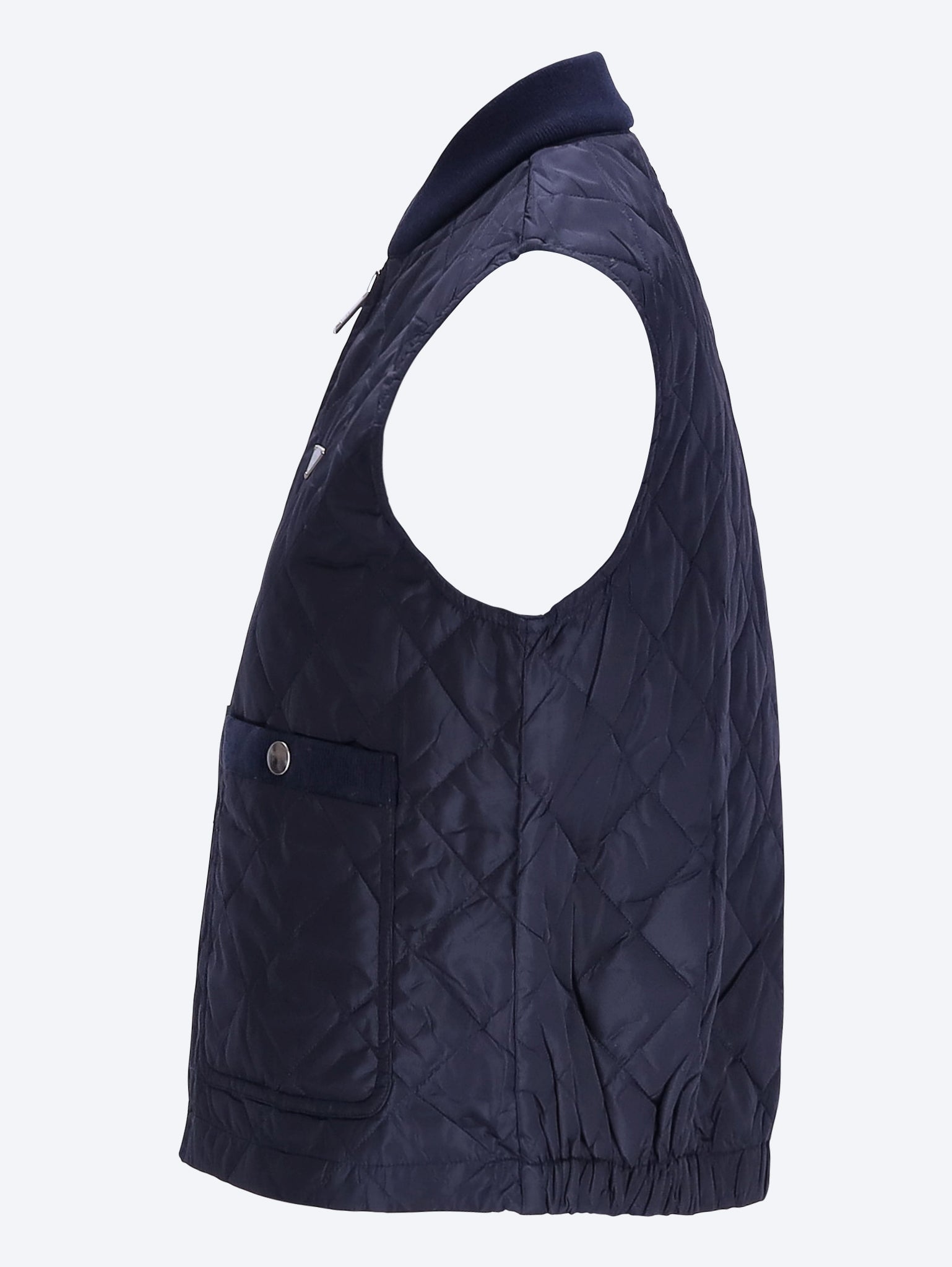 Re-Nylon Piuma Sleeveless Jacket Prada оригінал – Купити в Україні – вид ззаду